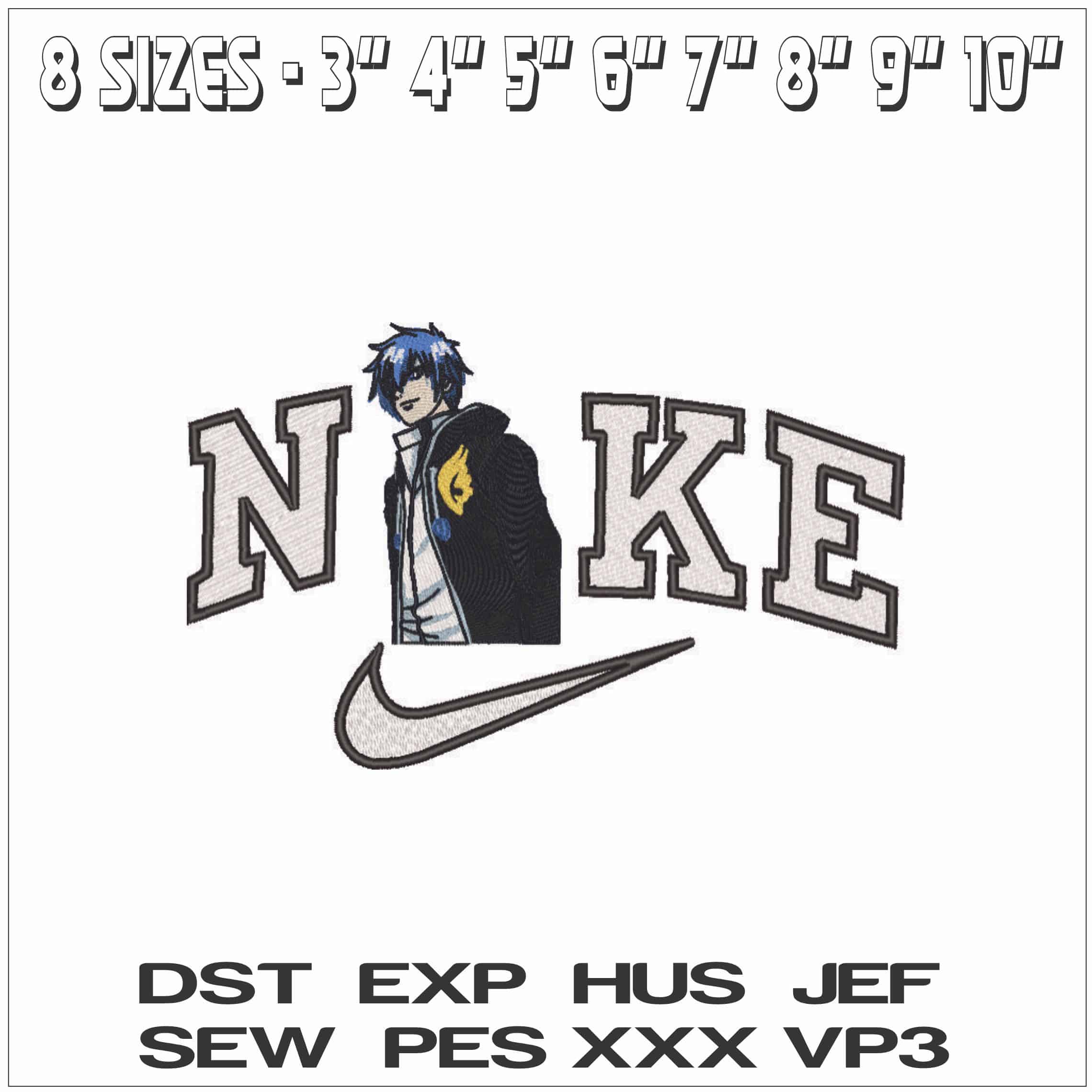 Nike Jellal Fernandes - Fairy Tail - Anime-Elegant embroidery design file - instant download — view 2