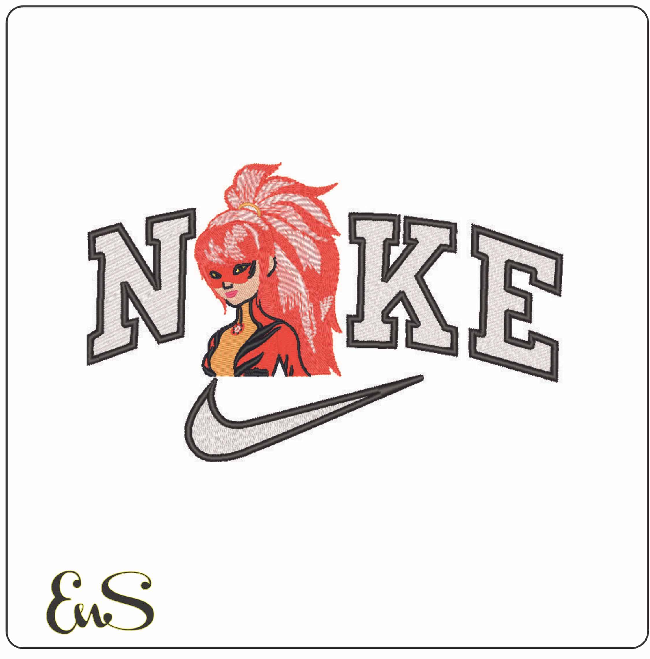 Nike Ladydragon Fei Wu - Miraculous World Shanghai - Anime-Elegant embroidery design file - instant download