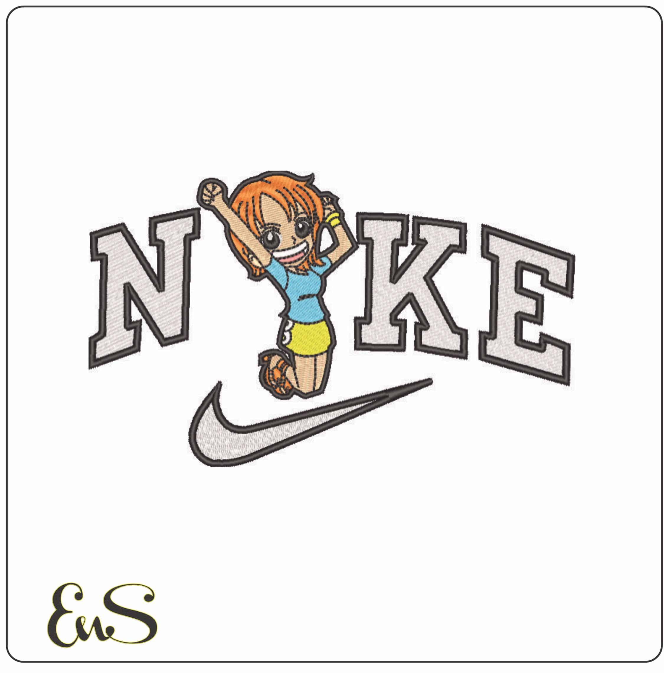 Nike Nami Cat Burglar - One Piece - Anime-Elegant embroidery design file - instant download
