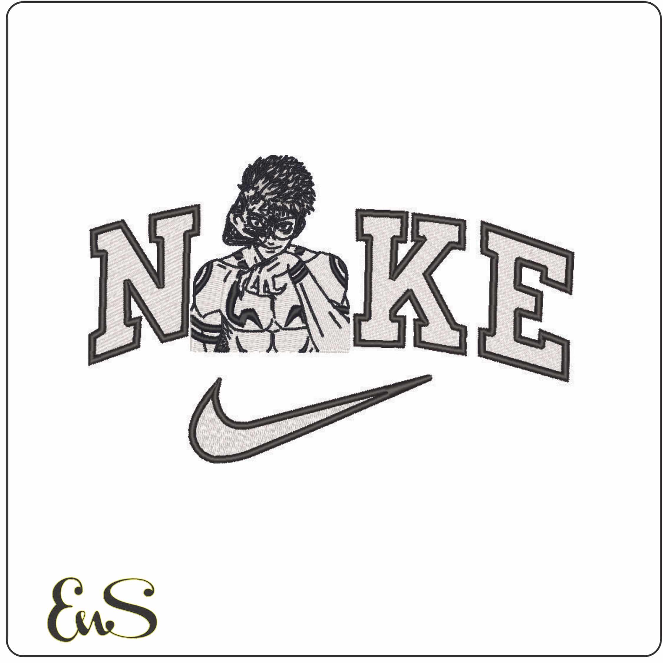 Nike Sukuna Split Personality - Jujutsu Kaisen - Anime-Elegant embroidery design file - instant download