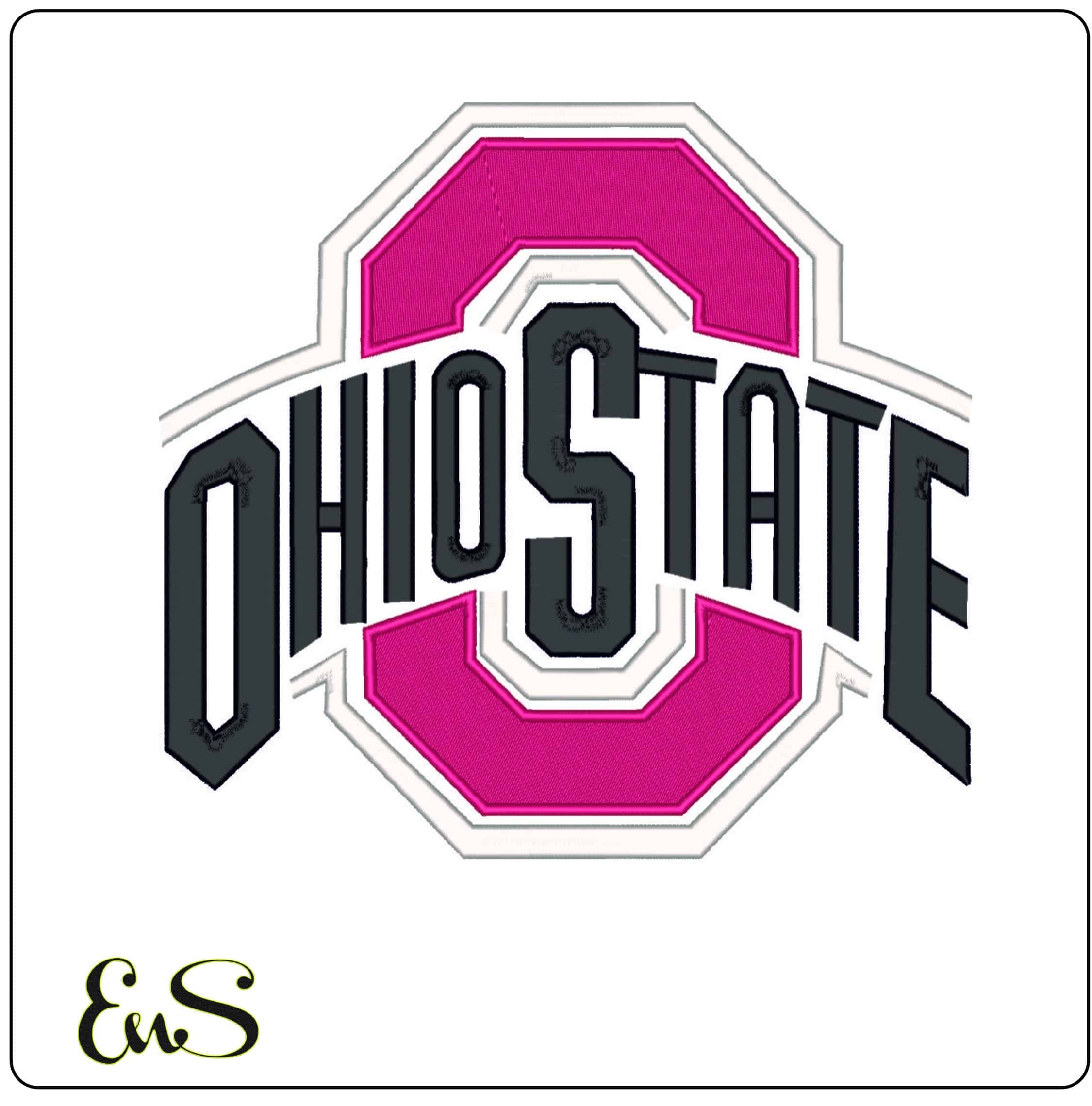 Ohio State All Sizes-Elegant embroidery design file - instant download