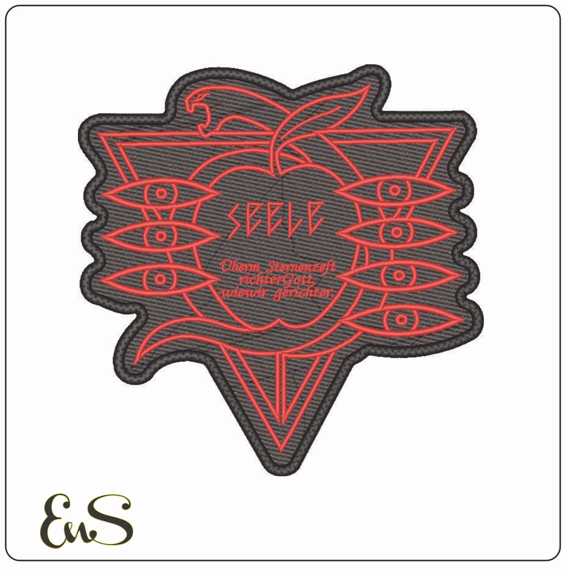 SEELE - Neon Genesis Evangelion - Anime-Elegant embroidery design file - instant download