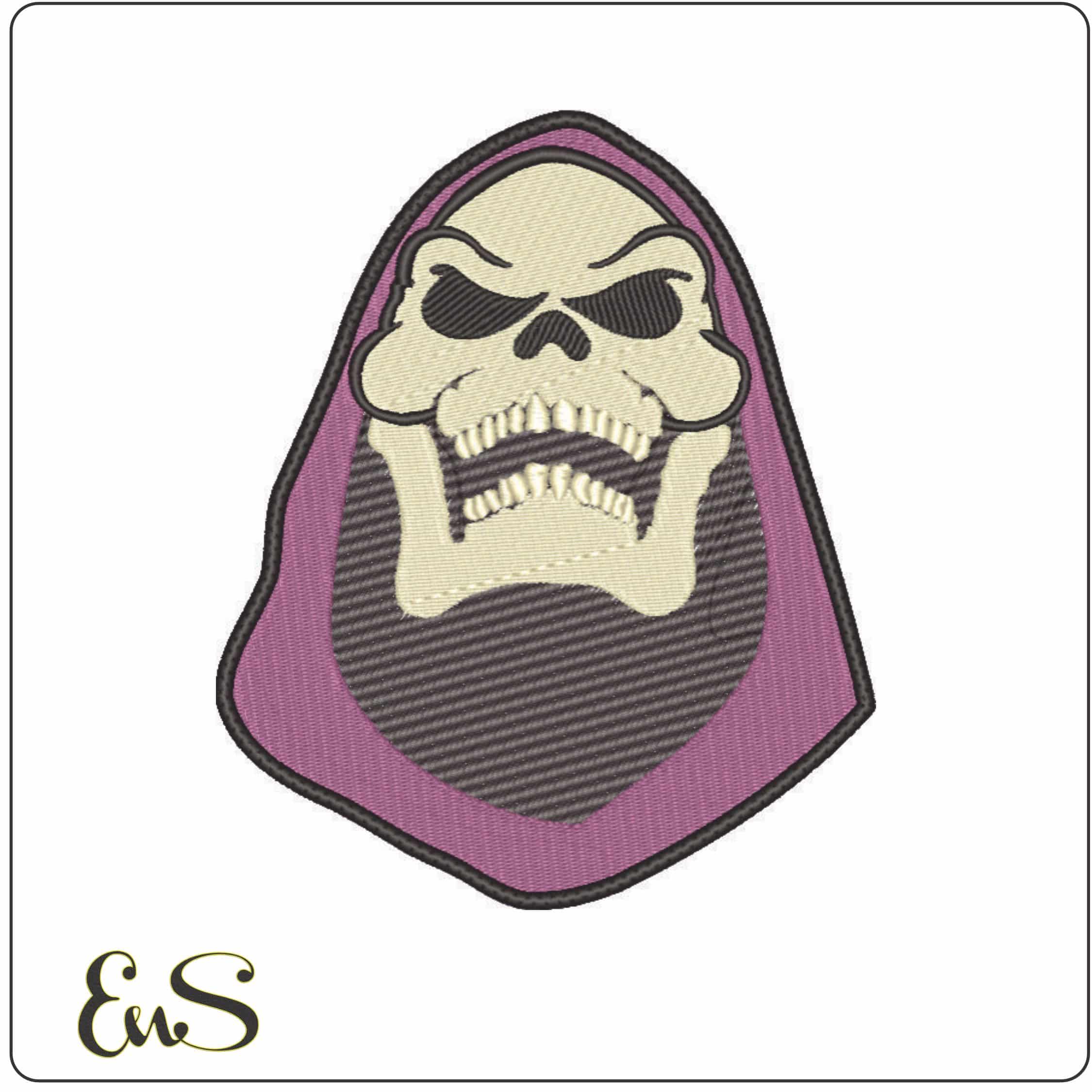 Skeletor  - HE-Man Masters of the Universe - Cartoon-Elegant embroidery design file - instant download