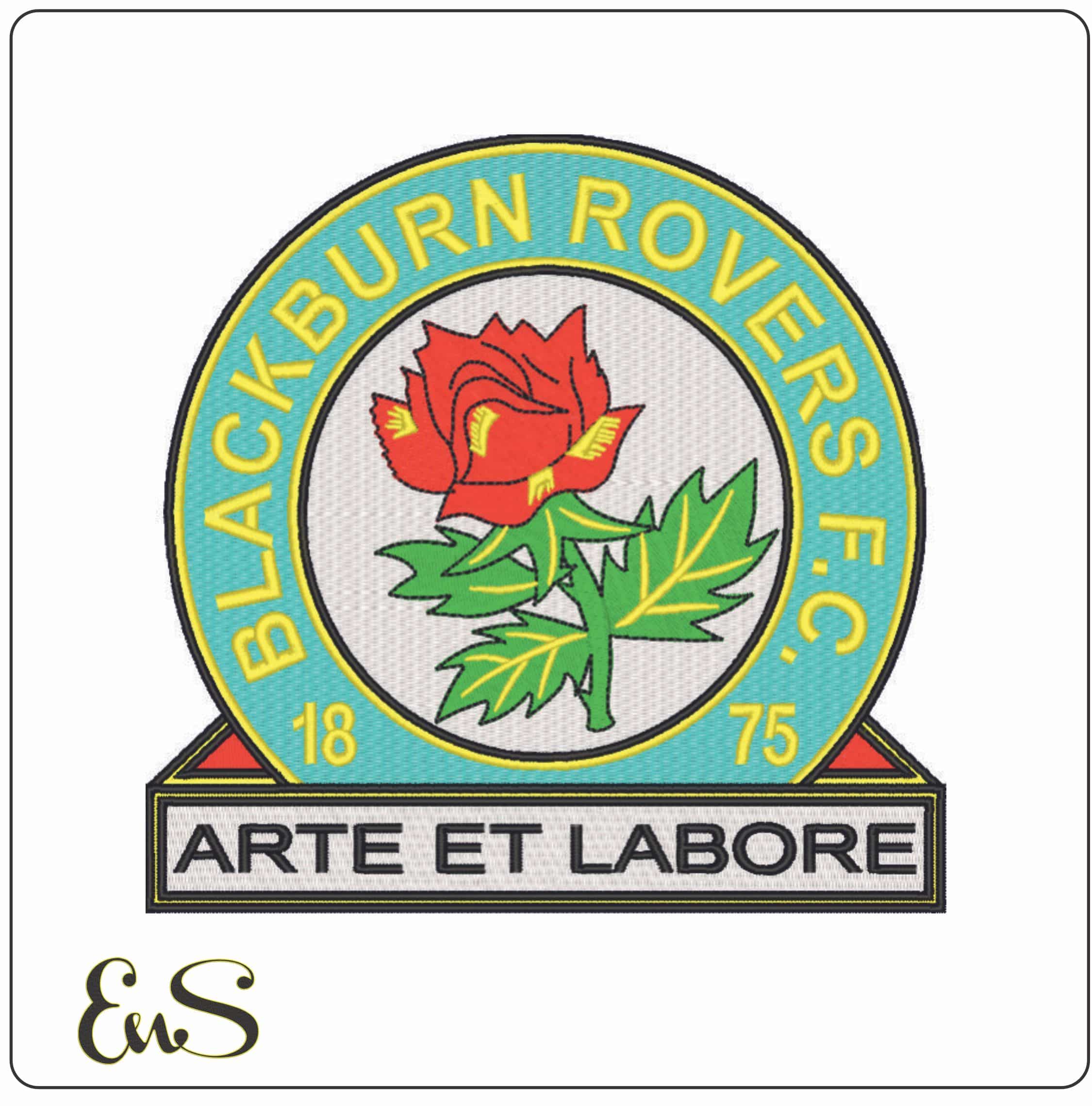 Blackburn Rovers-Elegant embroidery design file - instant download