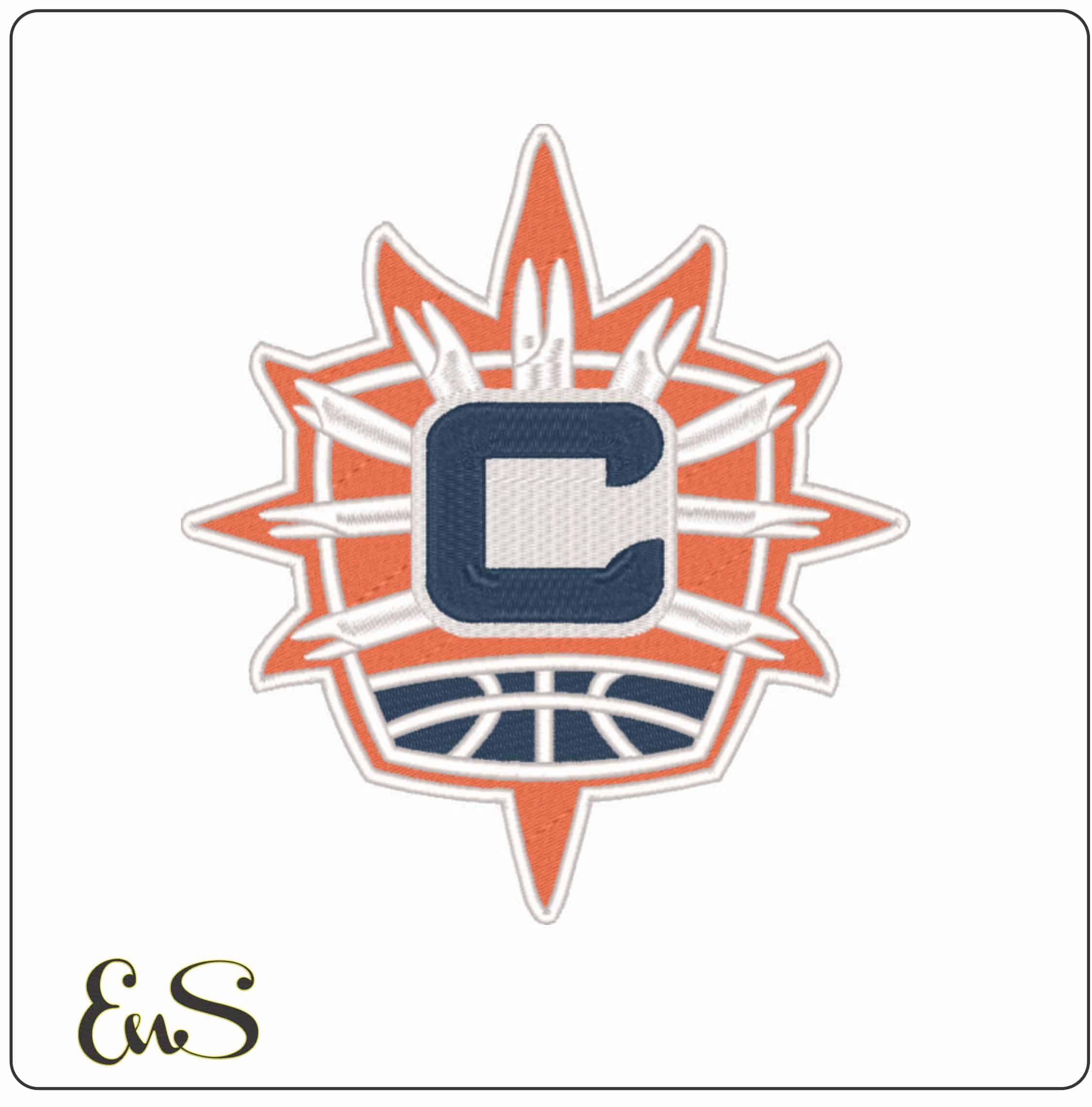 Connecticut Sun 2021 - WNBA-Elegant embroidery design file - instant download