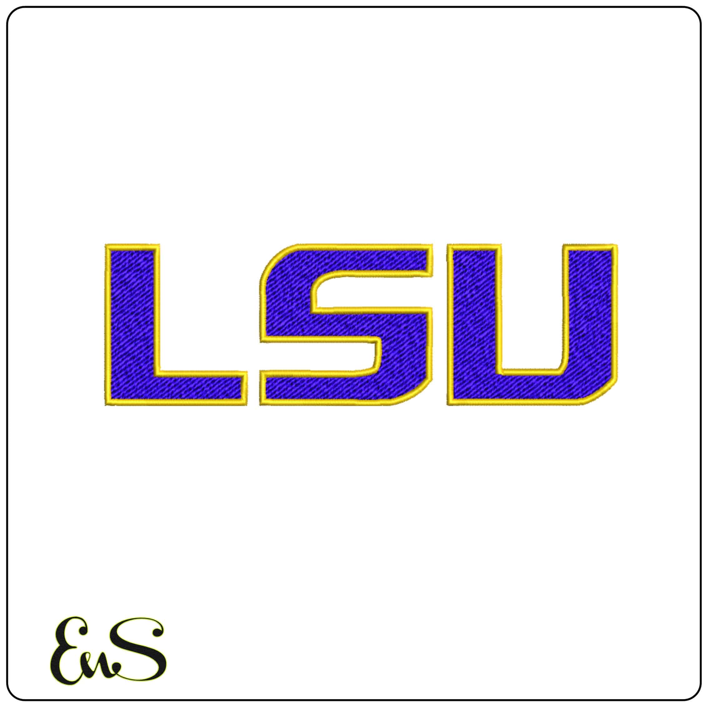 10 LSU Design Louisiana State University Bulk Designs -Elegant embroidery design file - instant download — view 8