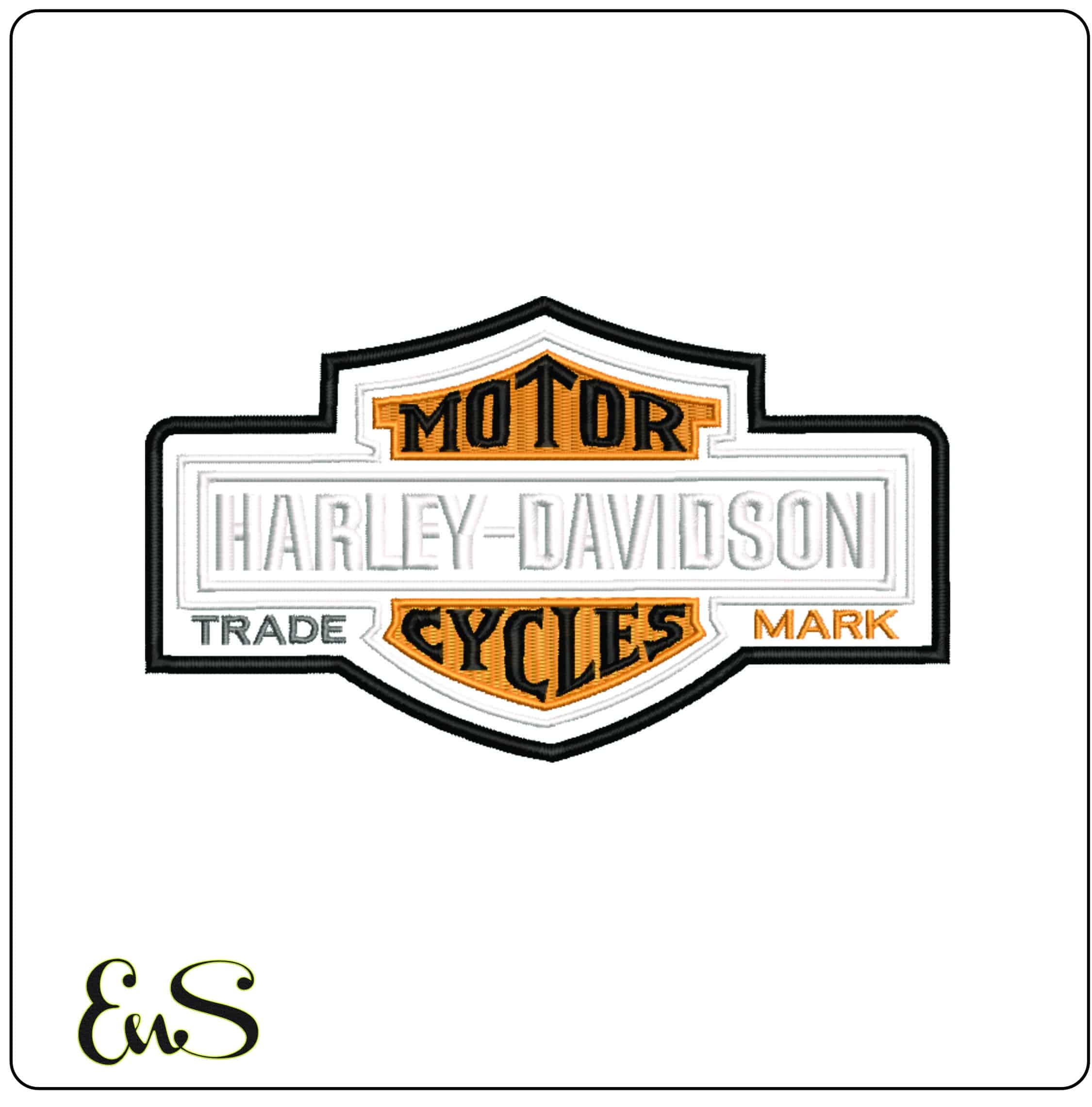 16 Harley Davidson Bulk Designs - Elegant embroidery design file - instant download — view 16