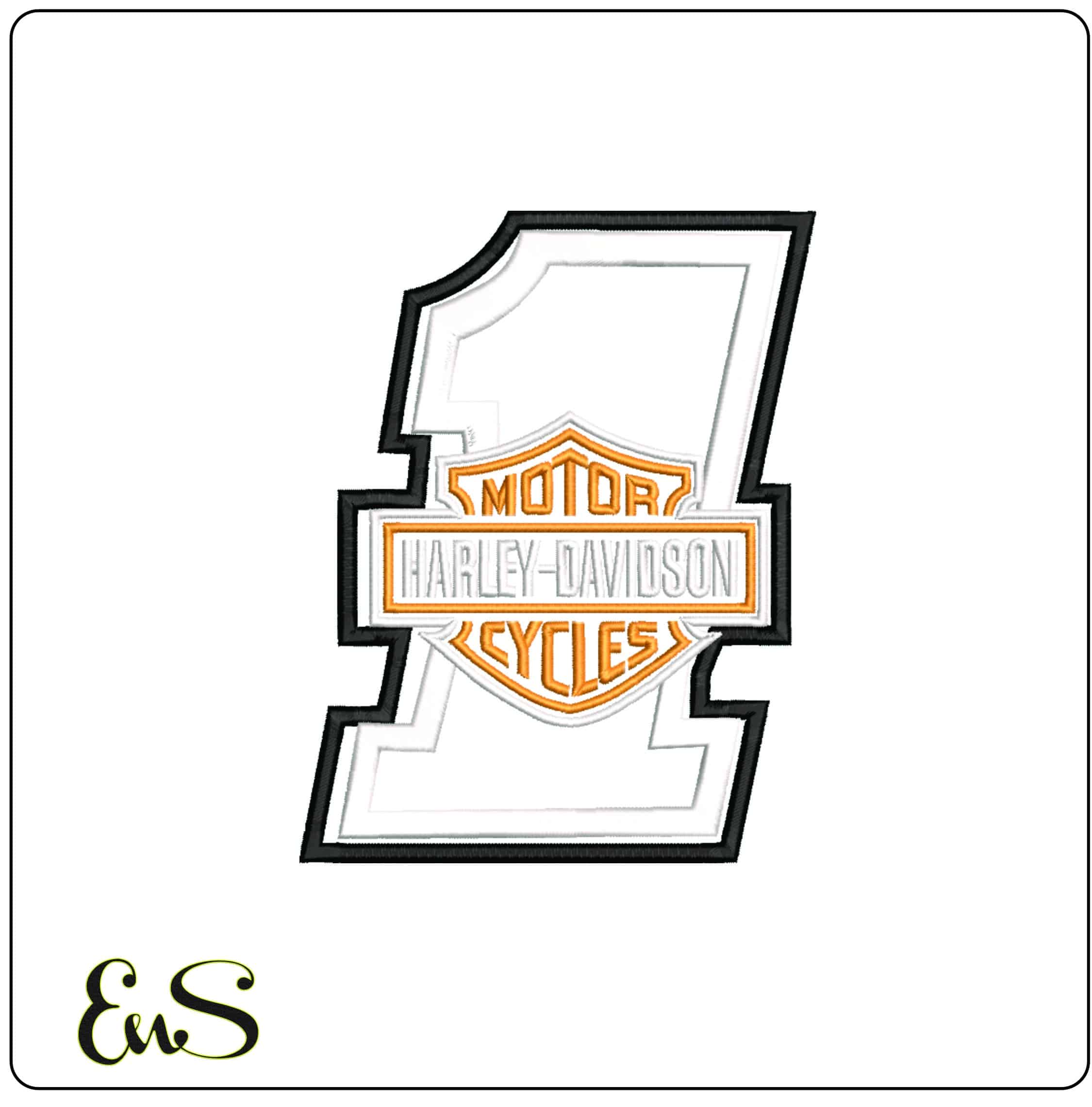 16 Harley Davidson Bulk Designs - Elegant embroidery design file - instant download — view 15