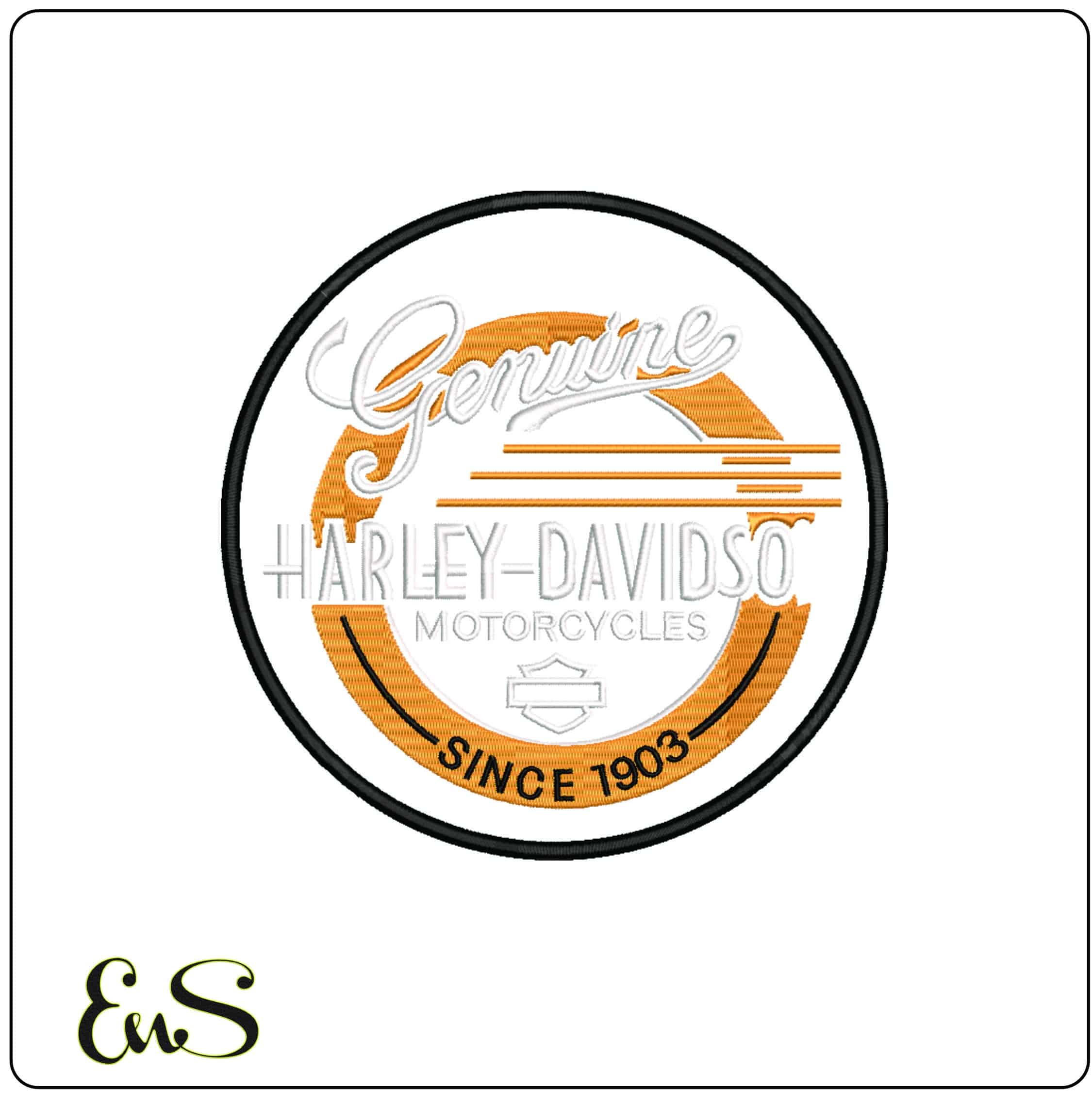 16 Harley Davidson Bulk Designs - Elegant embroidery design file - instant download — view 13