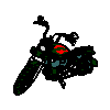 Easy Rider Bike- Elegant embroidery design file - instant download — view 3