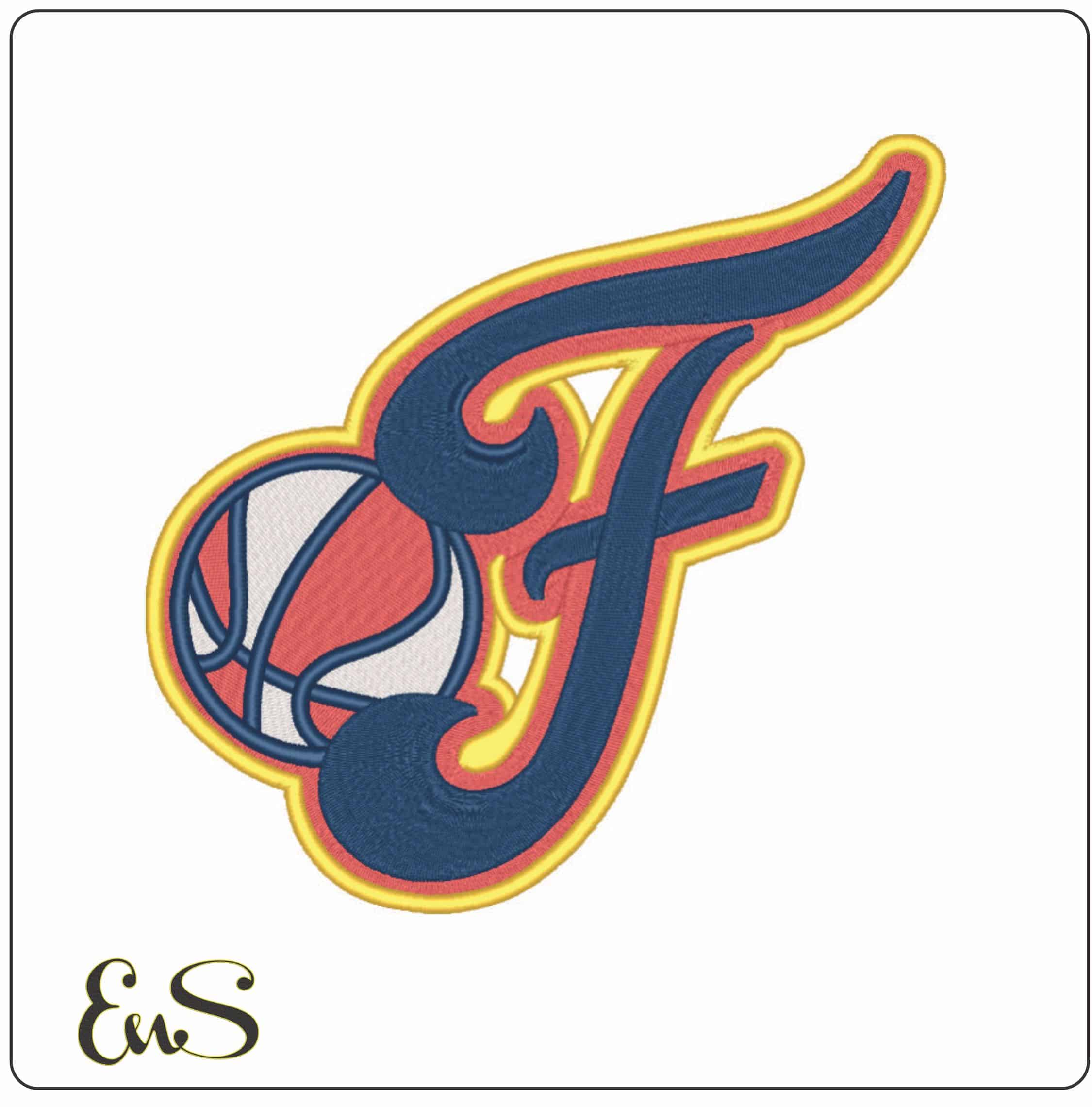 Indiana Fever Logo - WNBA- Elegant embroidery design file - instant download