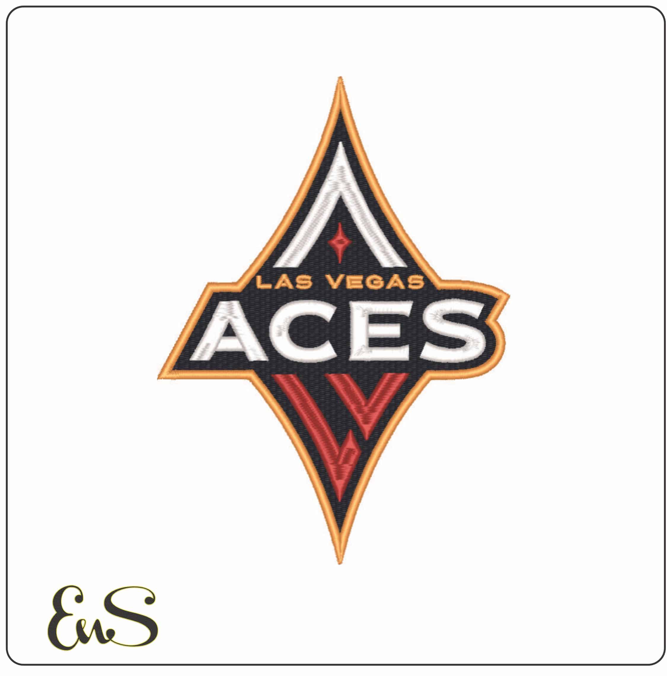 Las Vegas Aces WNBA- Elegant embroidery design file - instant download