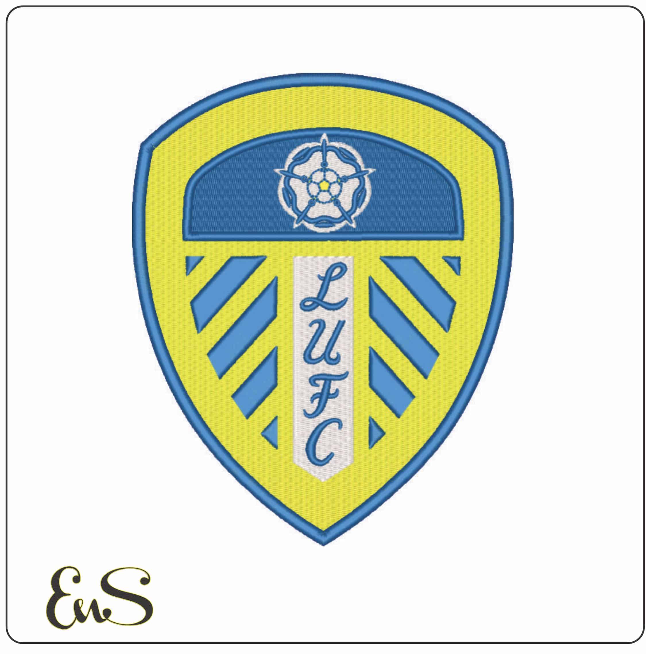 Leeds United Football Club Logo- Elegant embroidery design file - instant download