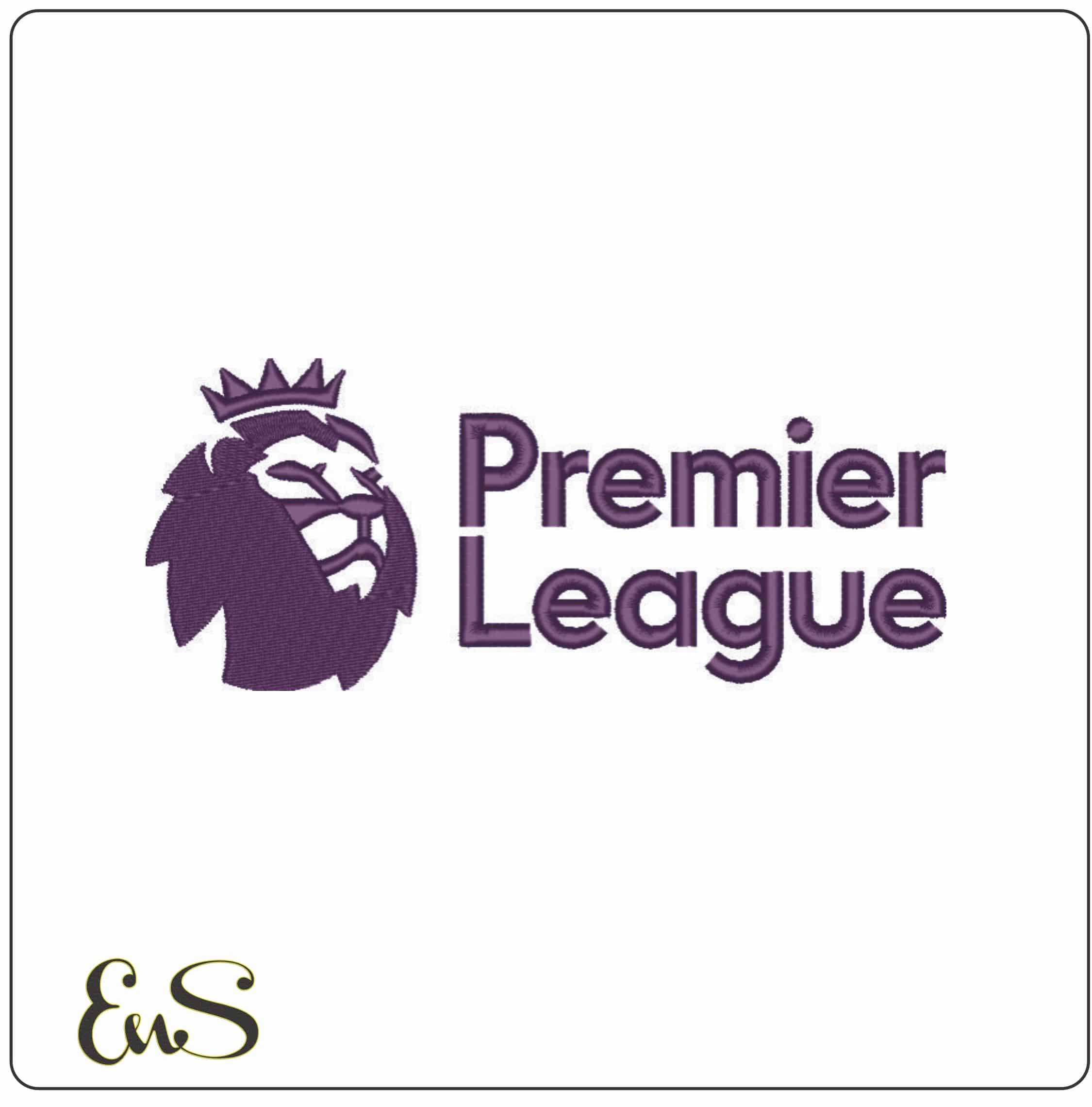 Premier League- Elegant embroidery design file - instant download