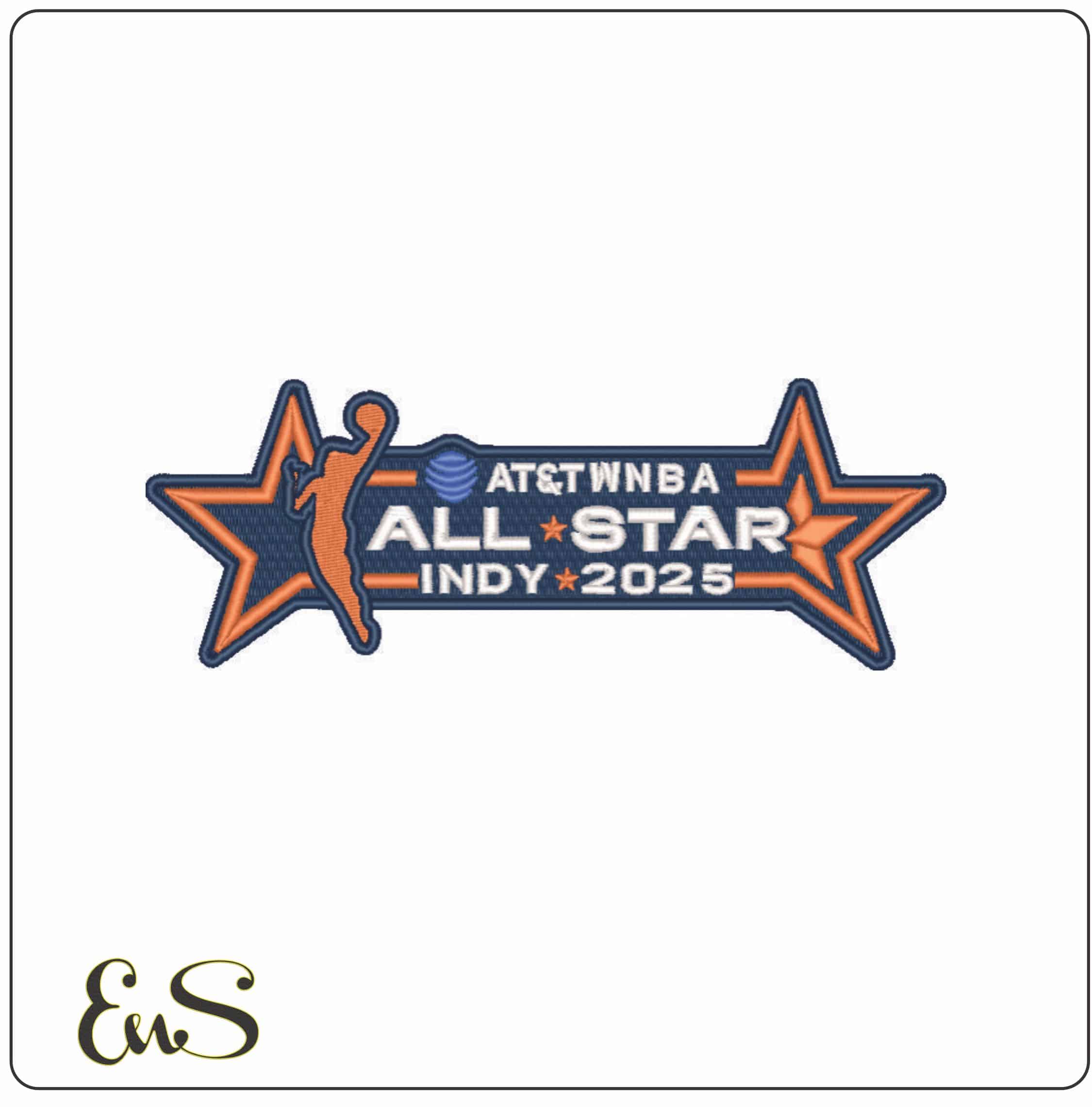 WNBA All Stars- Elegant embroidery design file - instant download