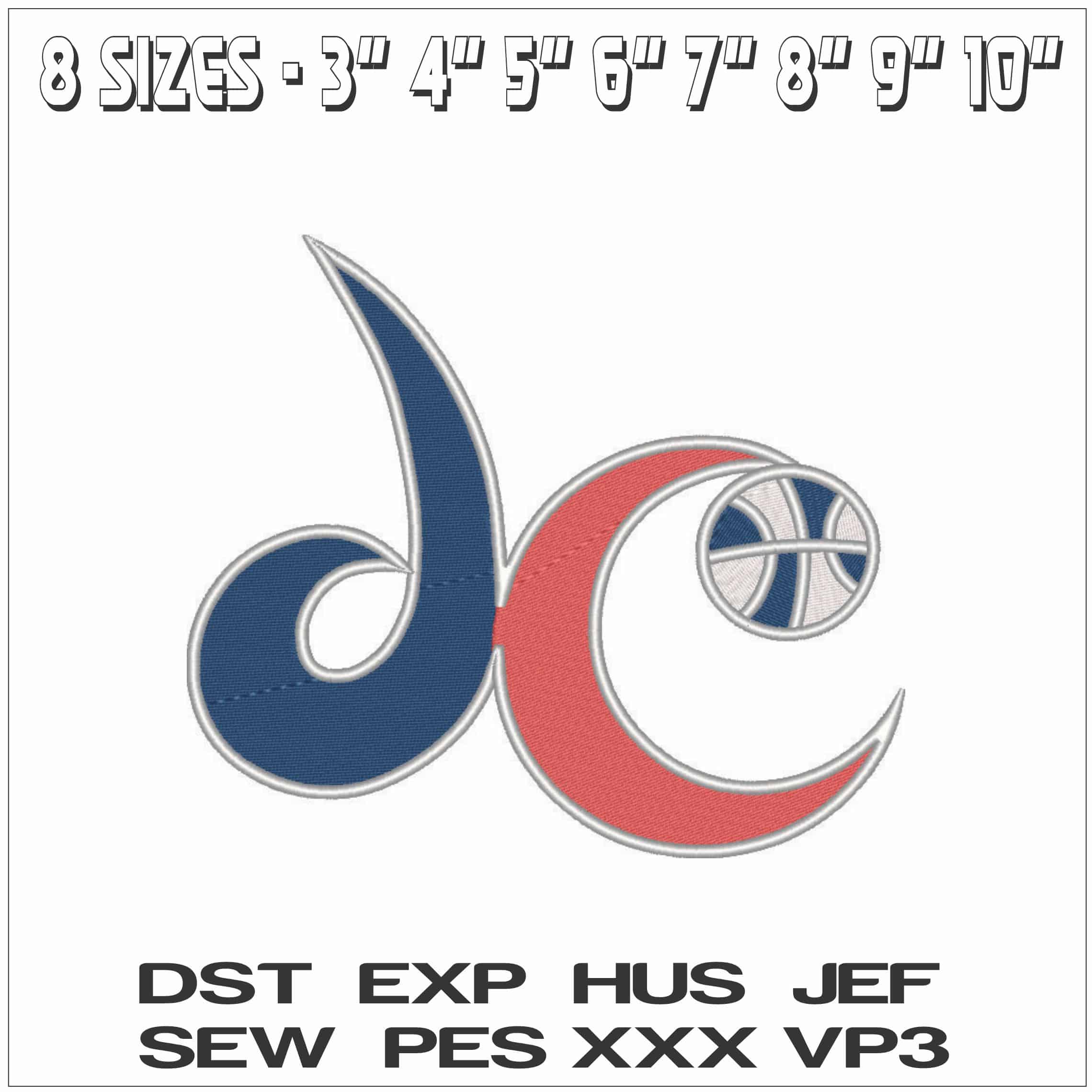 Washington Mystics Logo - WNBA- Elegant embroidery design file - instant download — view 2