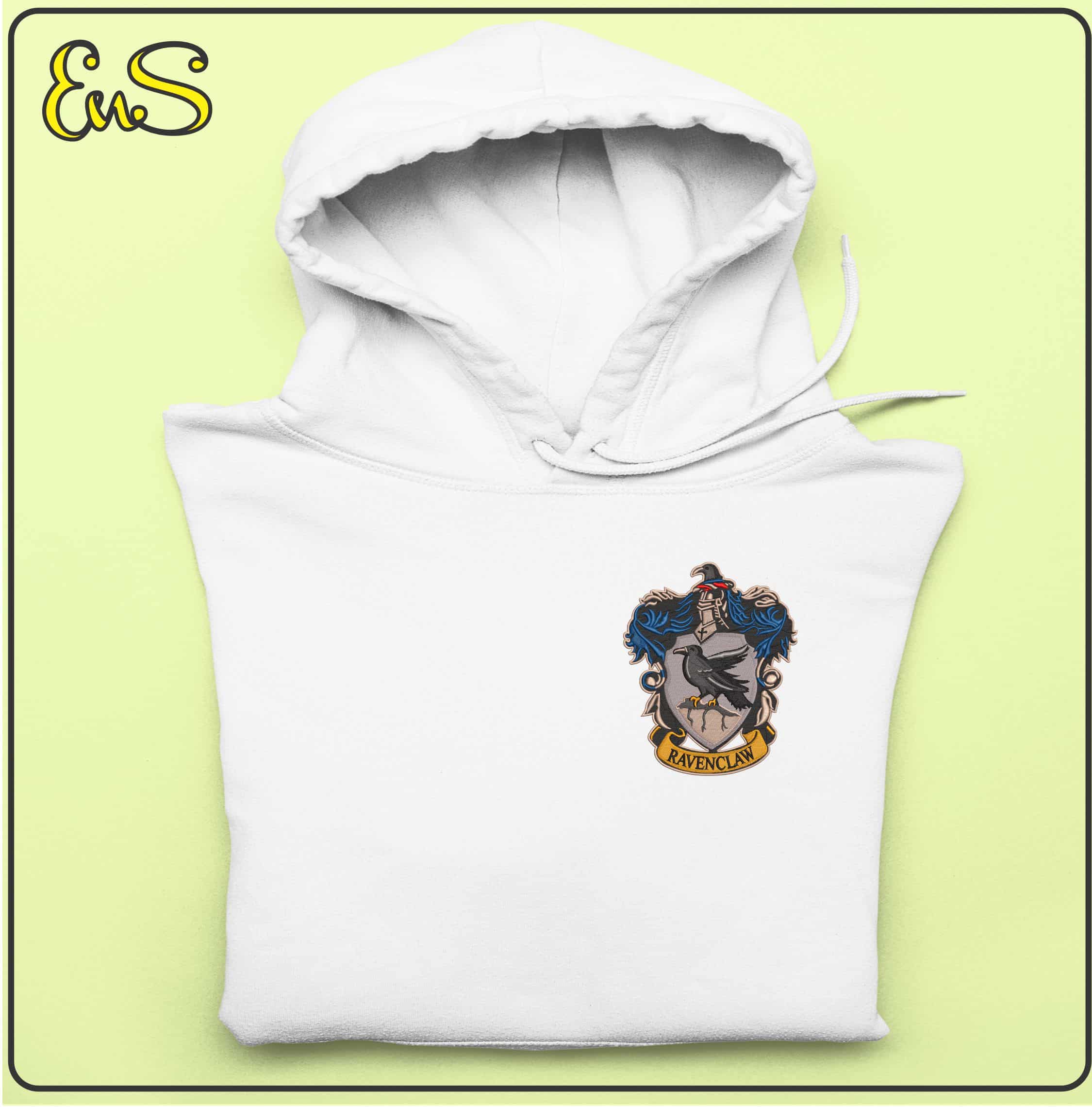 Ravenclaw Shield - Elegant embroidery design file - instant download — view 4