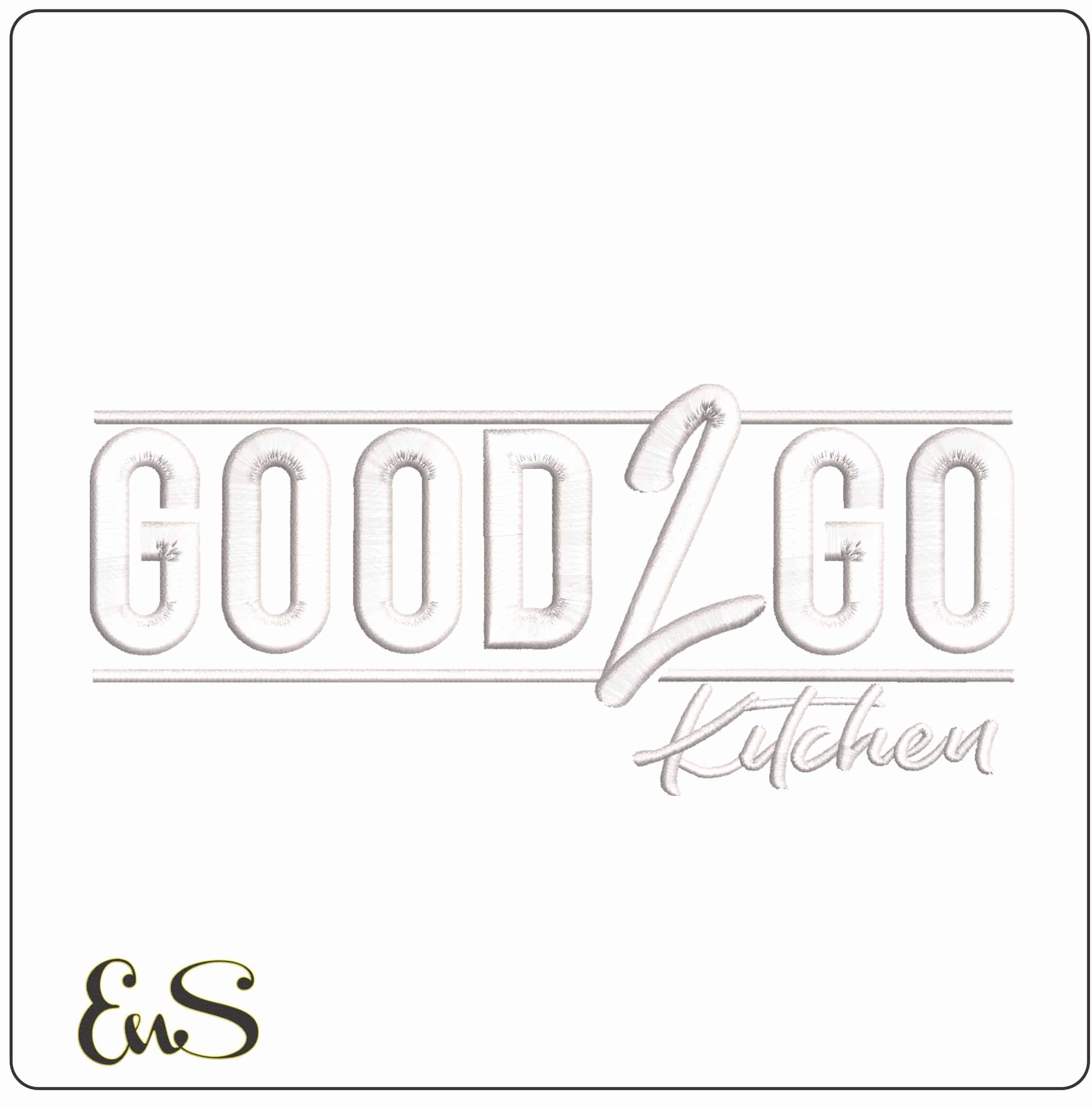 Good to Go - Elegant embroidery design file - instant download
