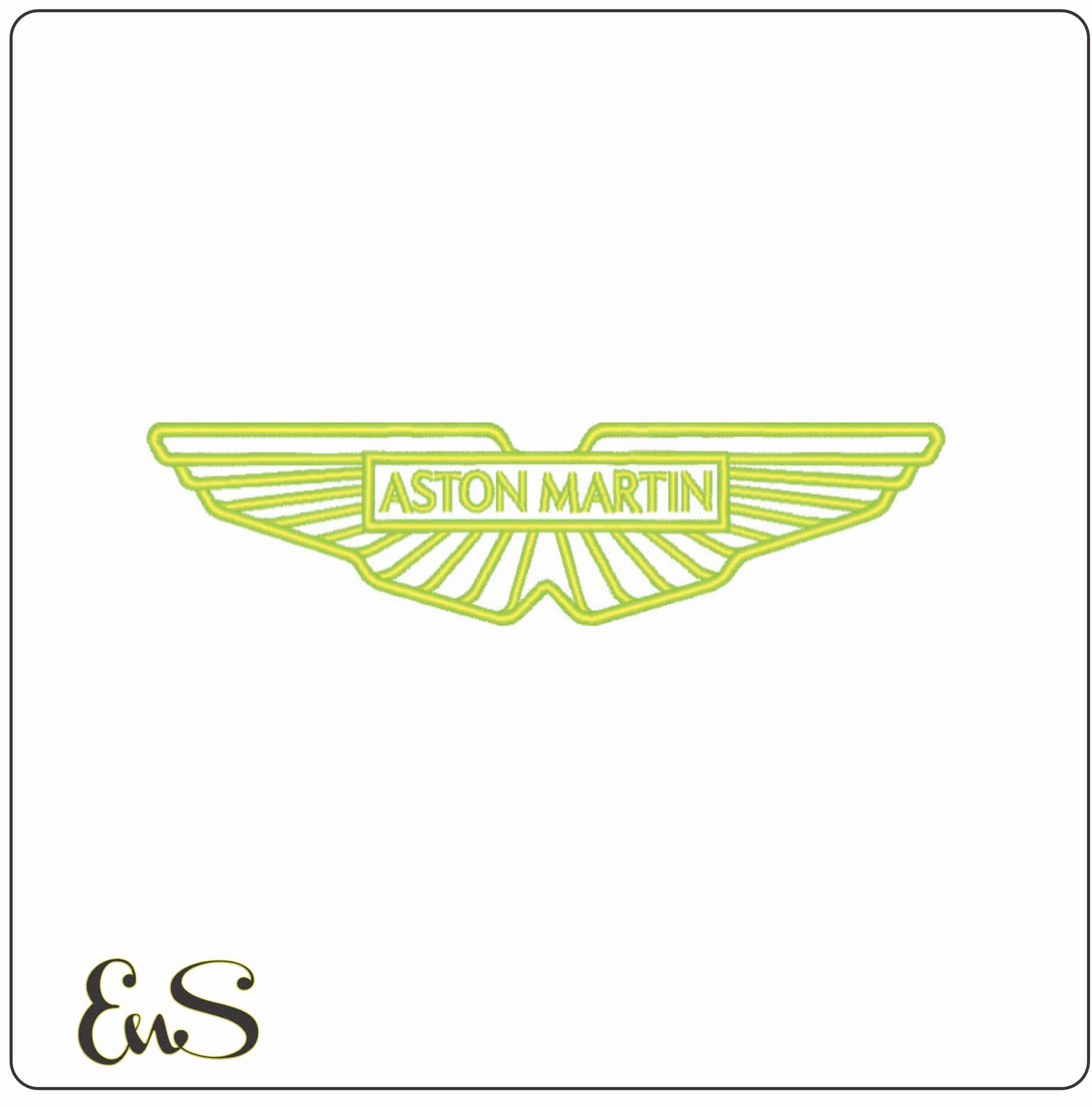 Aston Martin Logo - Elegant embroidery design file - instant download