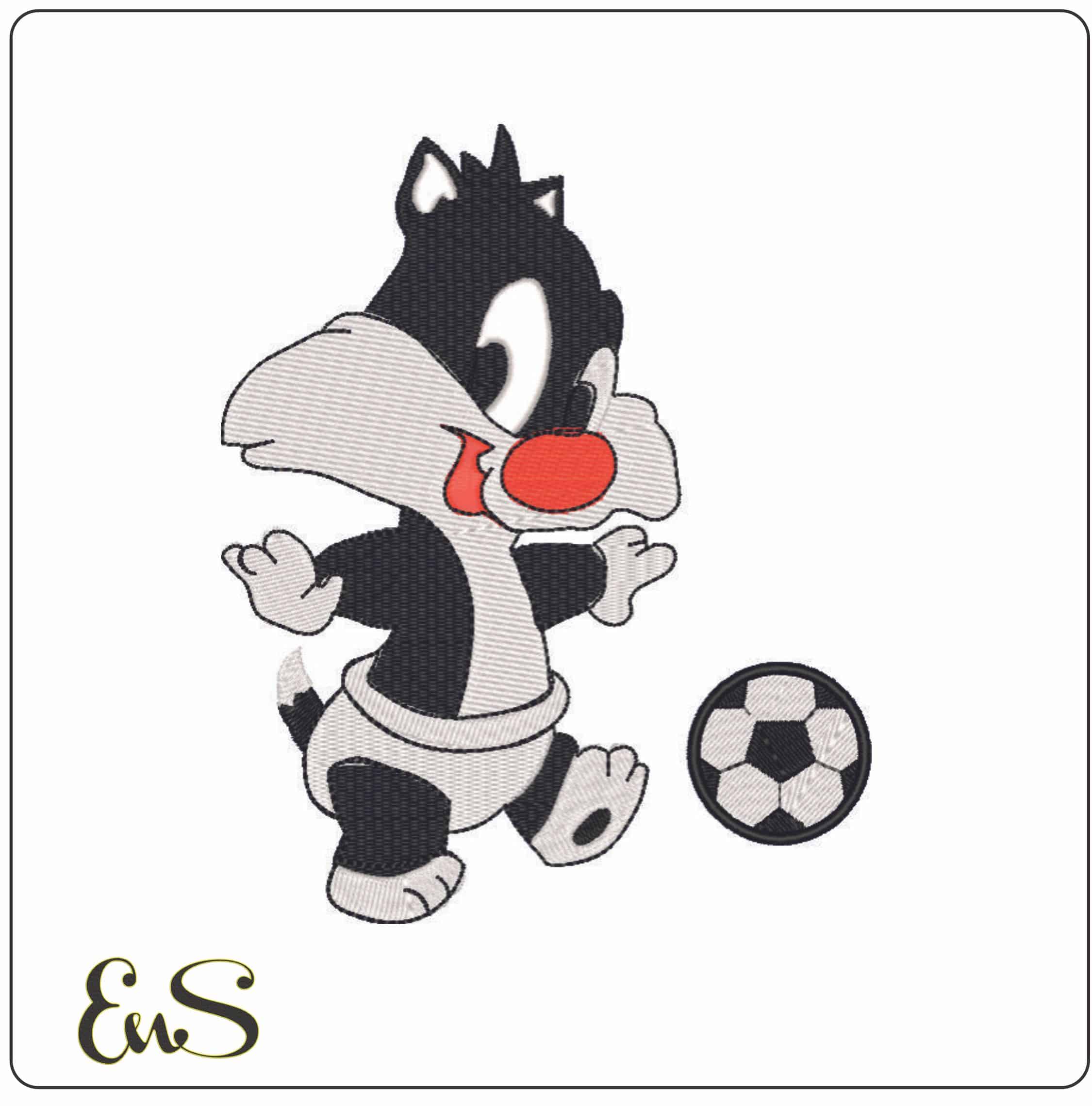 Baby Silvestre- Elegant embroidery design file - instant download