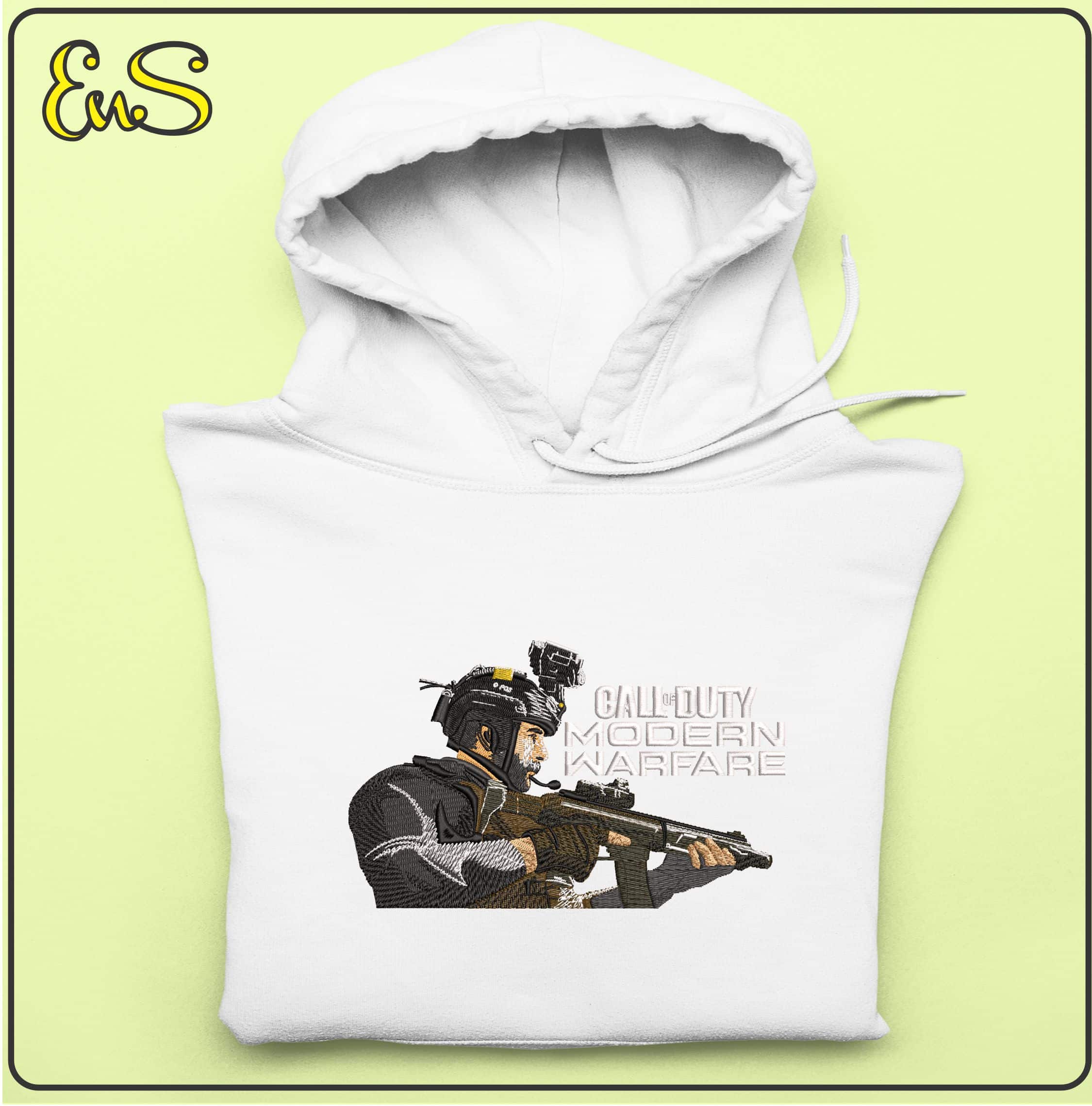 Call Of Duty Modern Warfare- Elegant embroidery design file - instant download — view 4