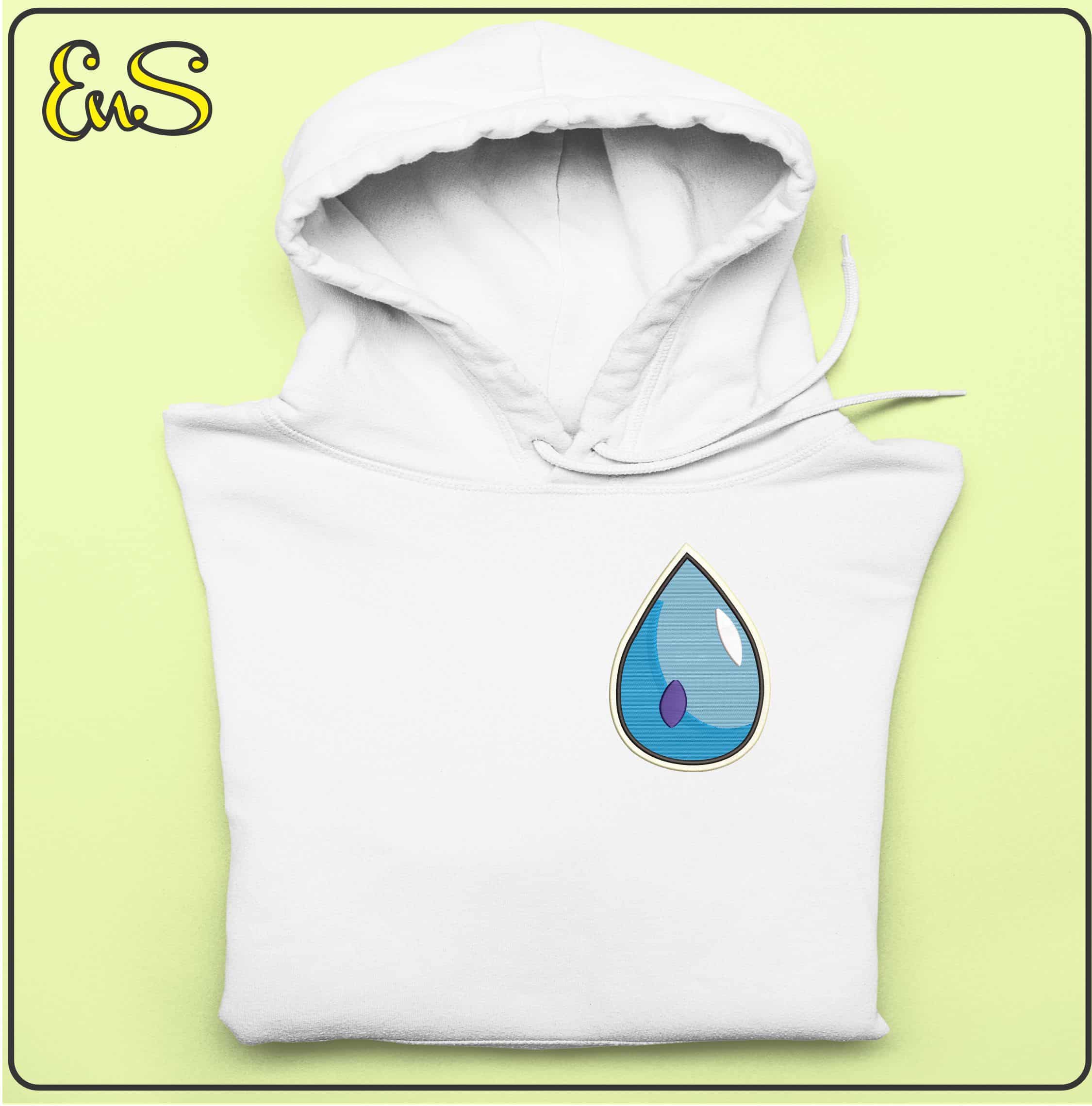 Cascade Badge Pokestone Anime- Elegant embroidery design file - instant download — view 4