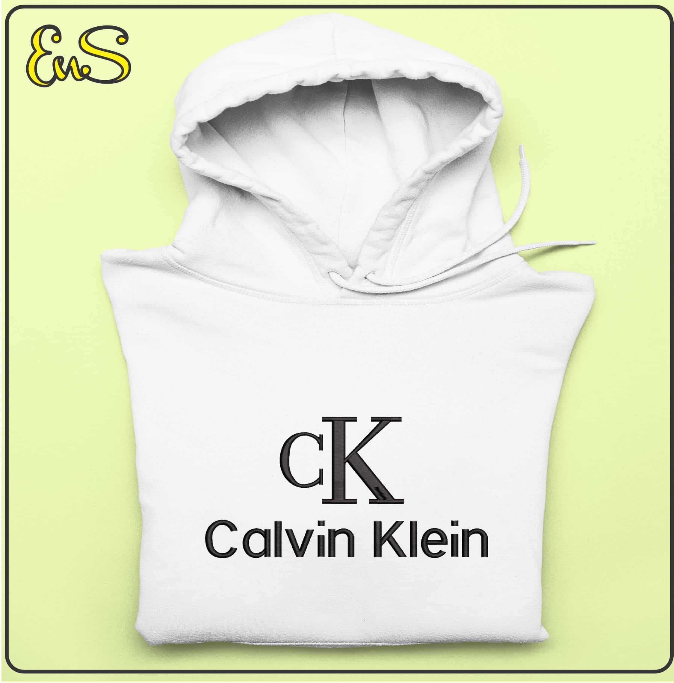 CK Cakvin Klein - Elegant embroidery design file - instant download — view 4