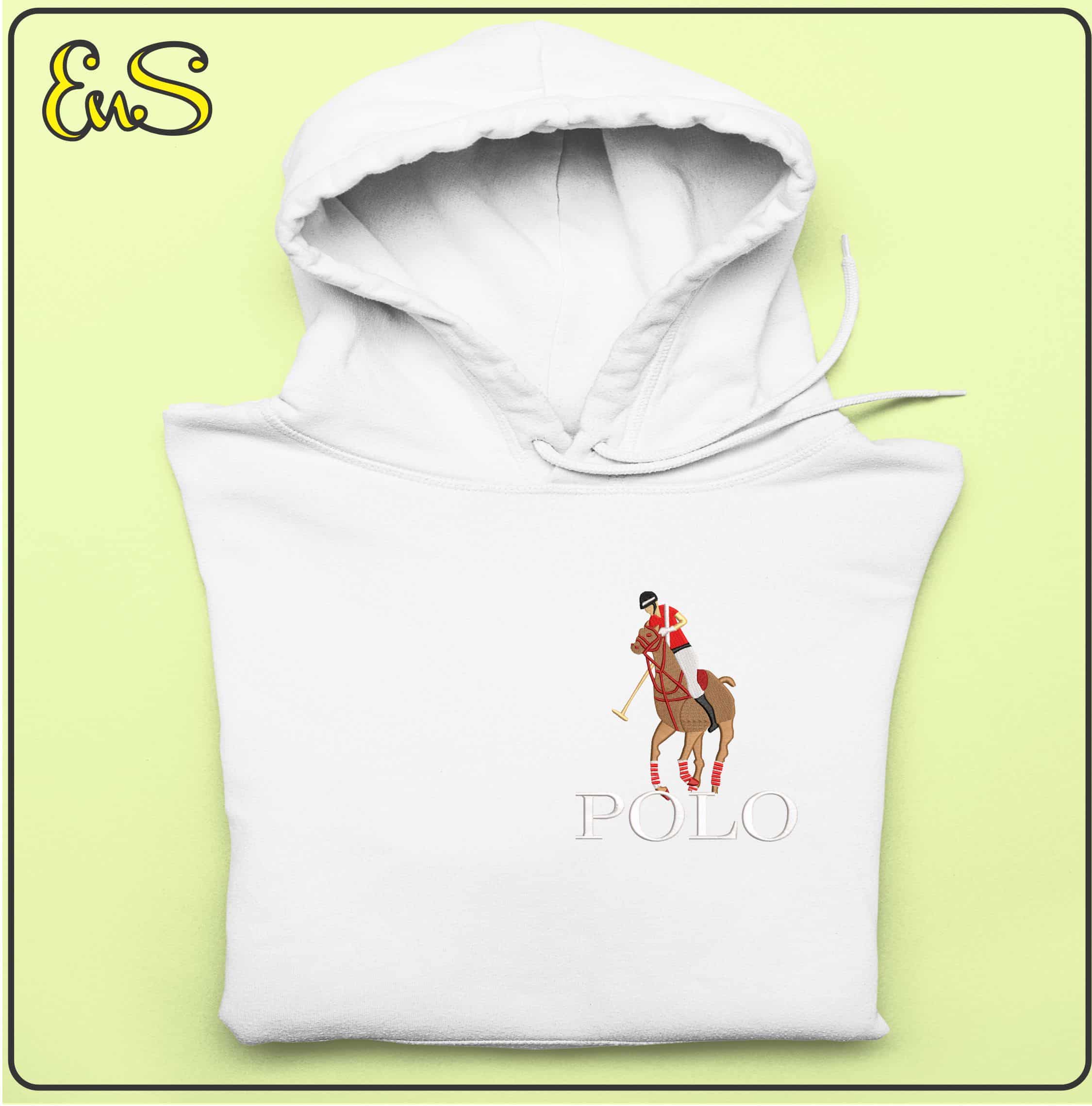 Color Polo Logo - Elegant embroidery design file - instant download — view 4