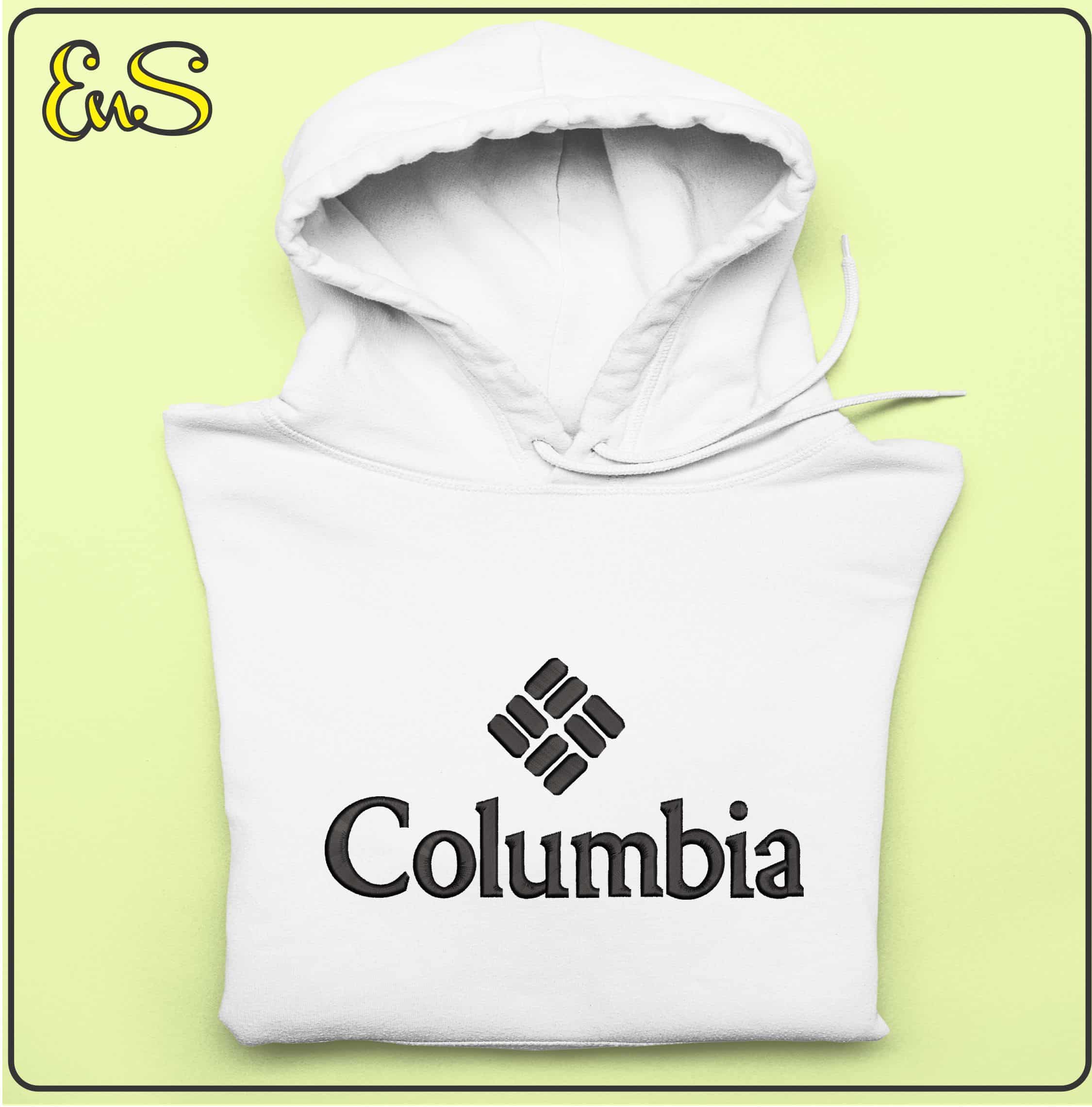 Columbia Logo - Elegant embroidery design file - instant download — view 4
