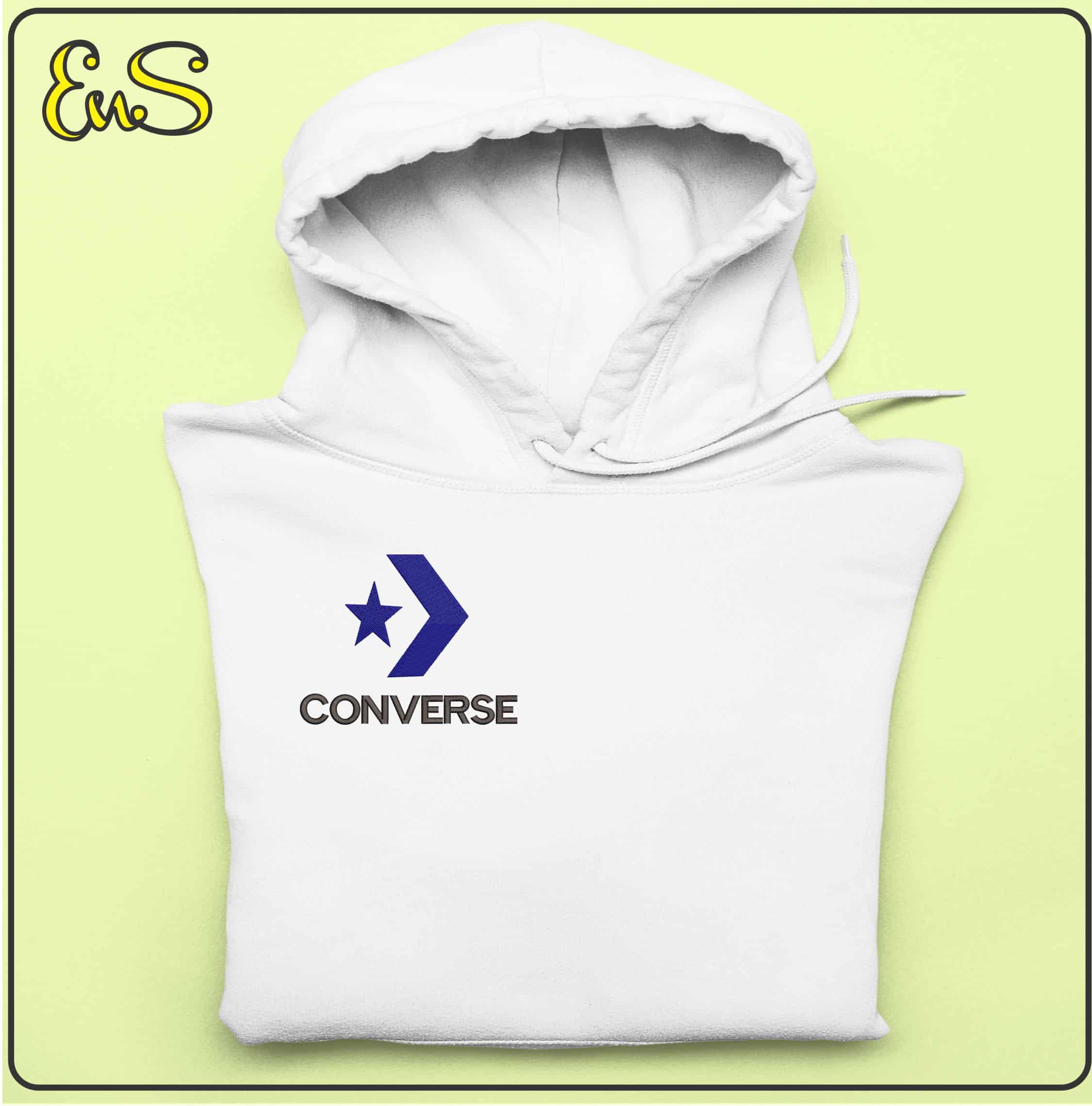 Converse basic Logo - Elegant embroidery design file - instant download — view 4