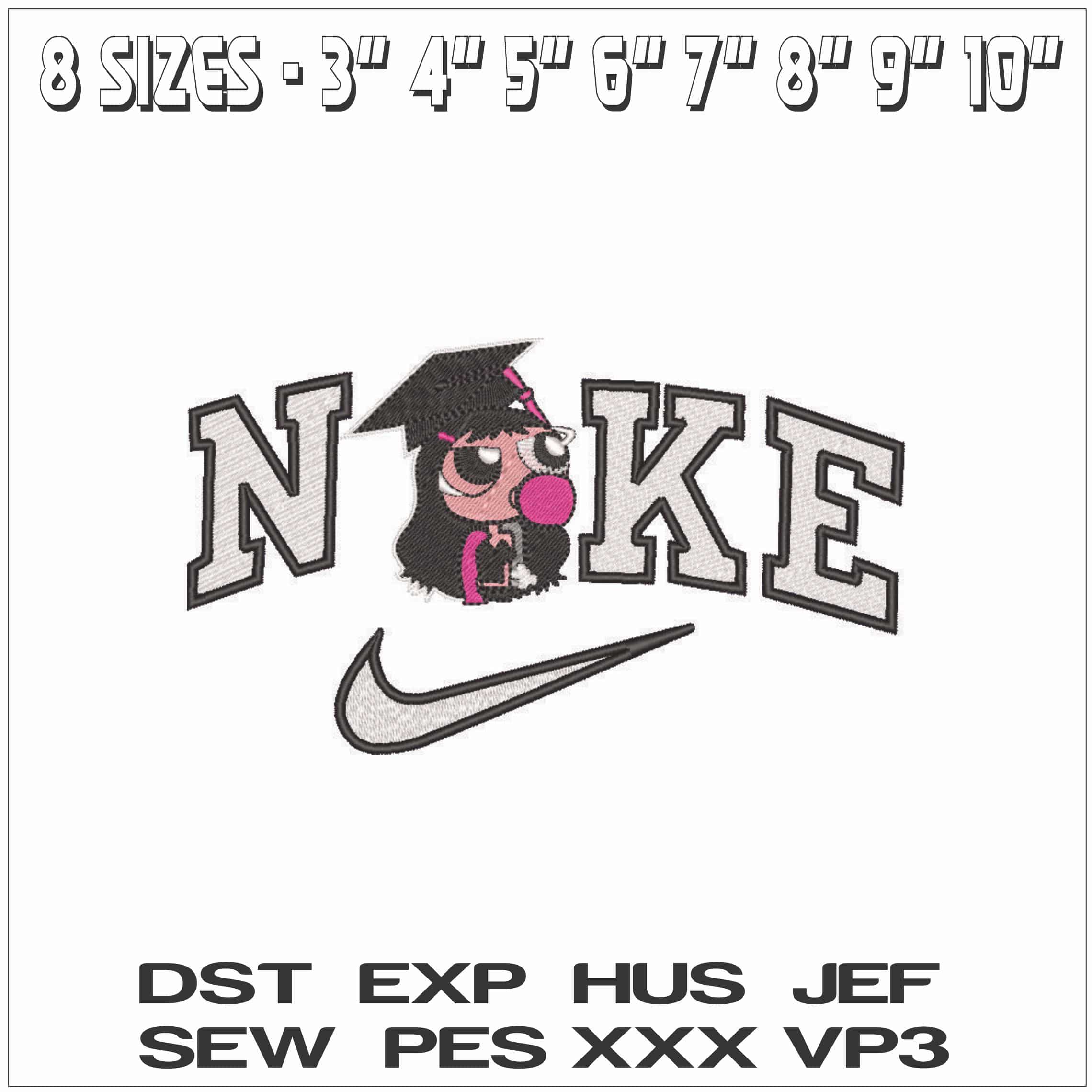 Nike Powder Puff Class o 2025 - Elegant embroidery design file - instant download — view 2