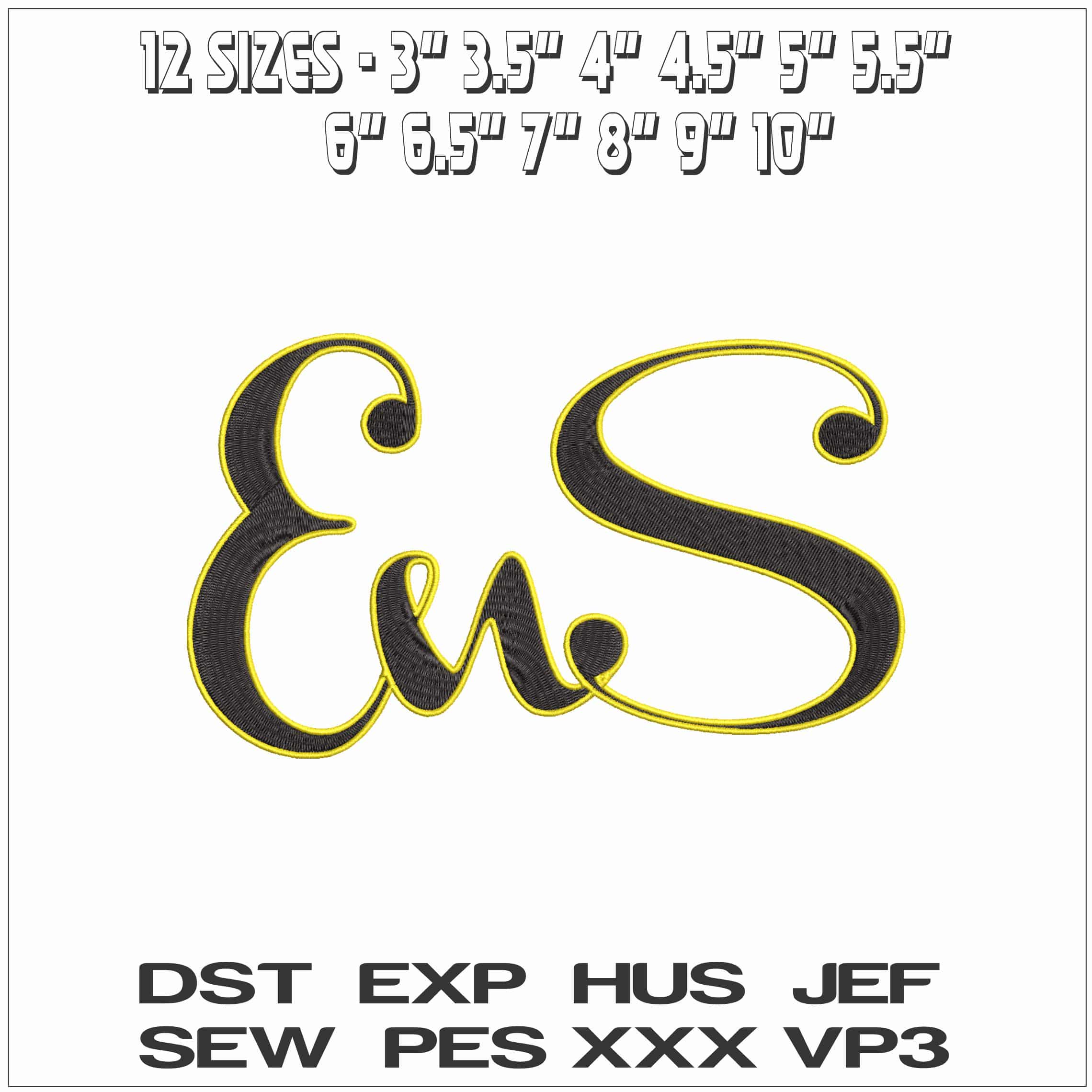 EnS - Elegant embroidery design file - instant download — view 2