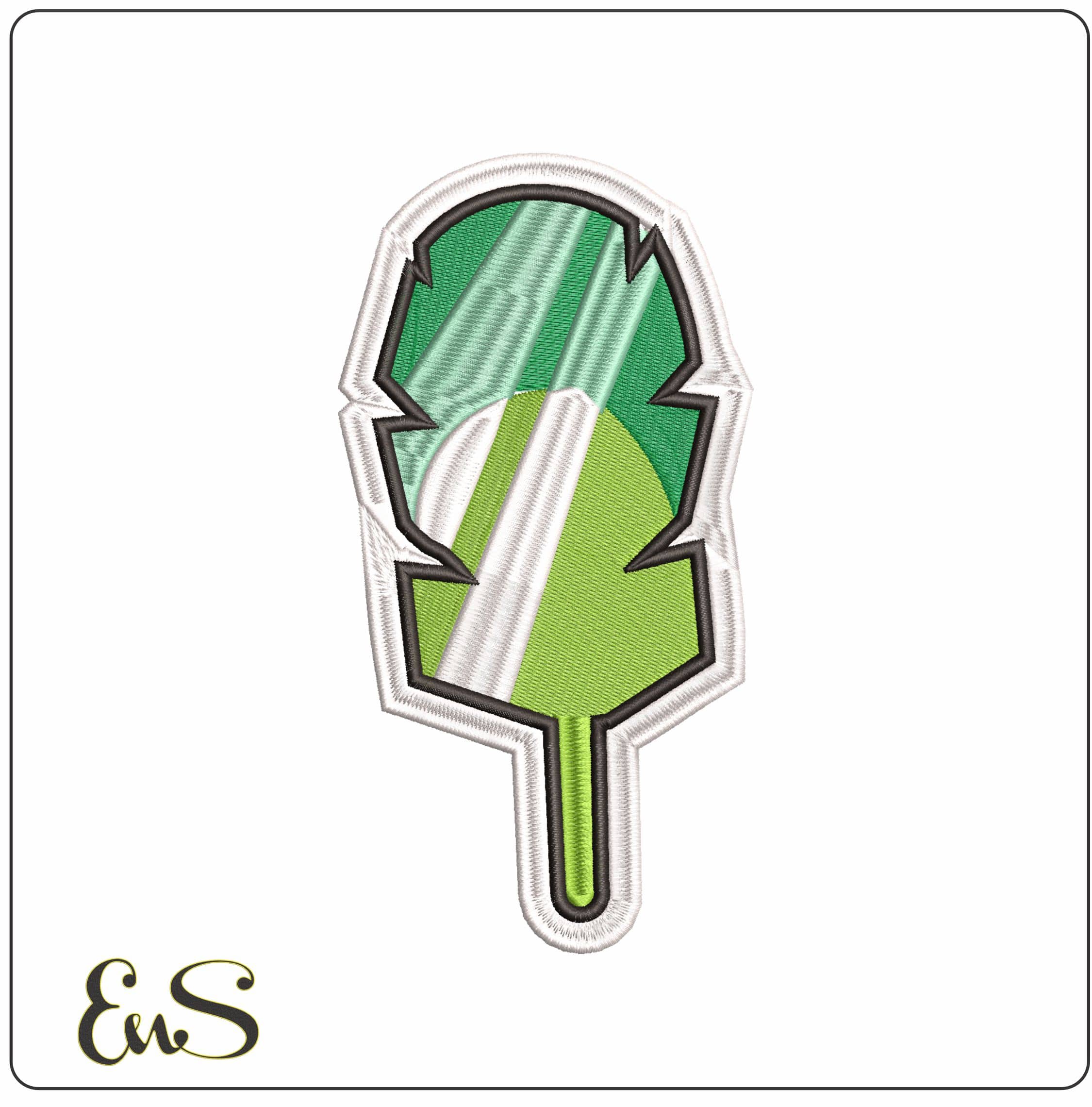 Gym Badge Pokestone Anime - Elegant embroidery design file - instant download