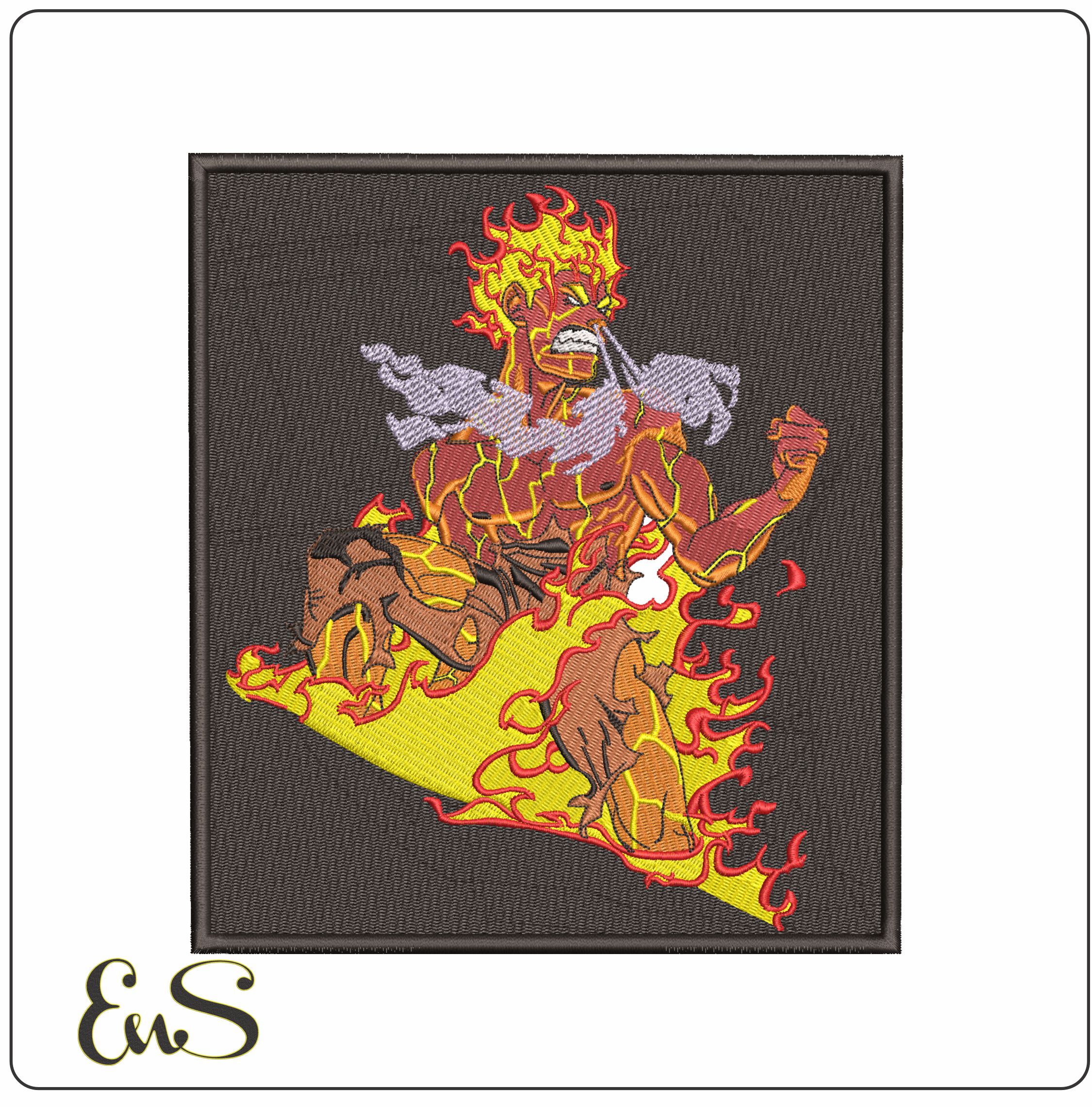 Might Guy Naruto Anime - Elegant embroidery design file - instant download
