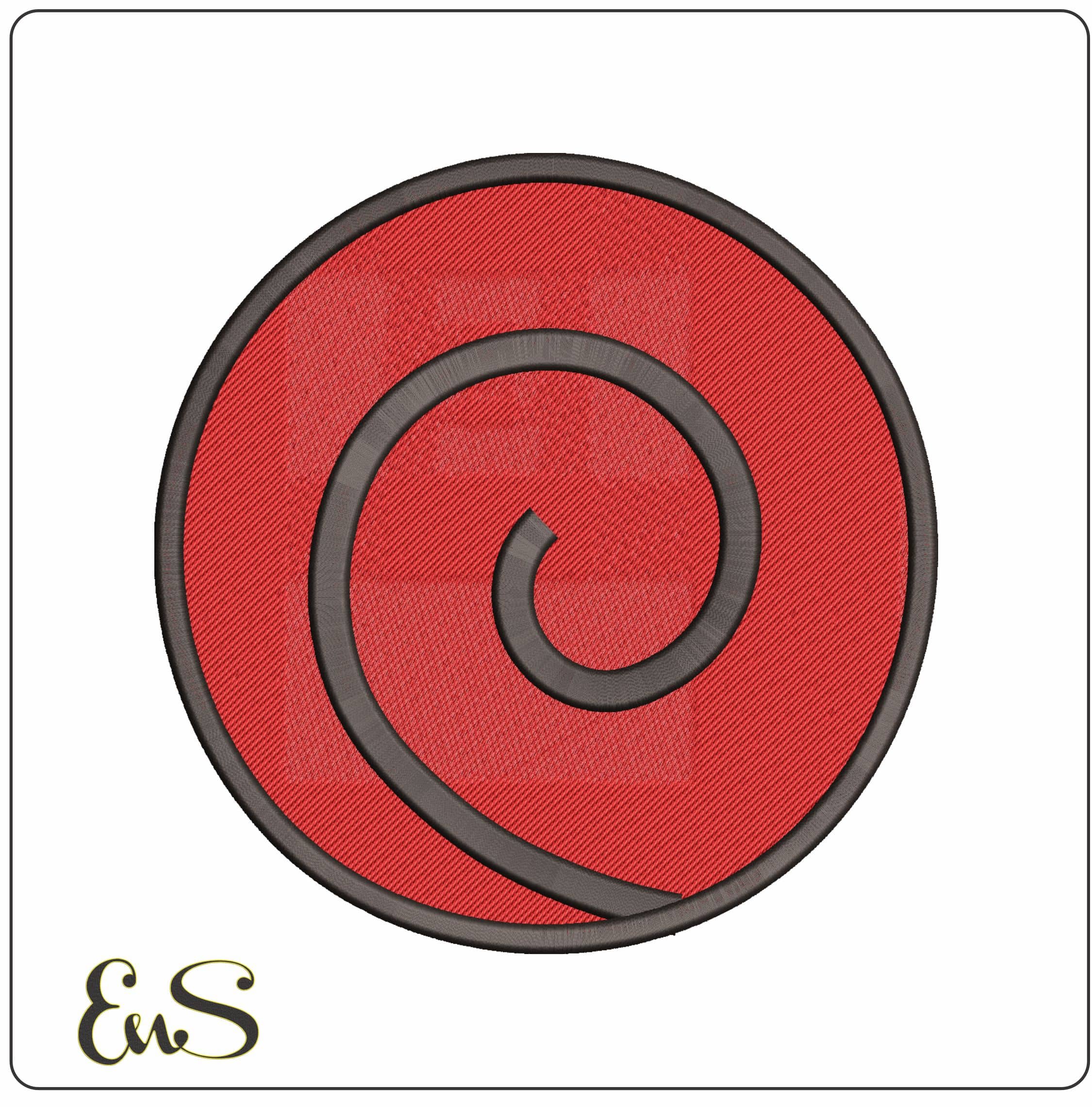 Naruto Logo Anime- Elegant embroidery design file - instant download