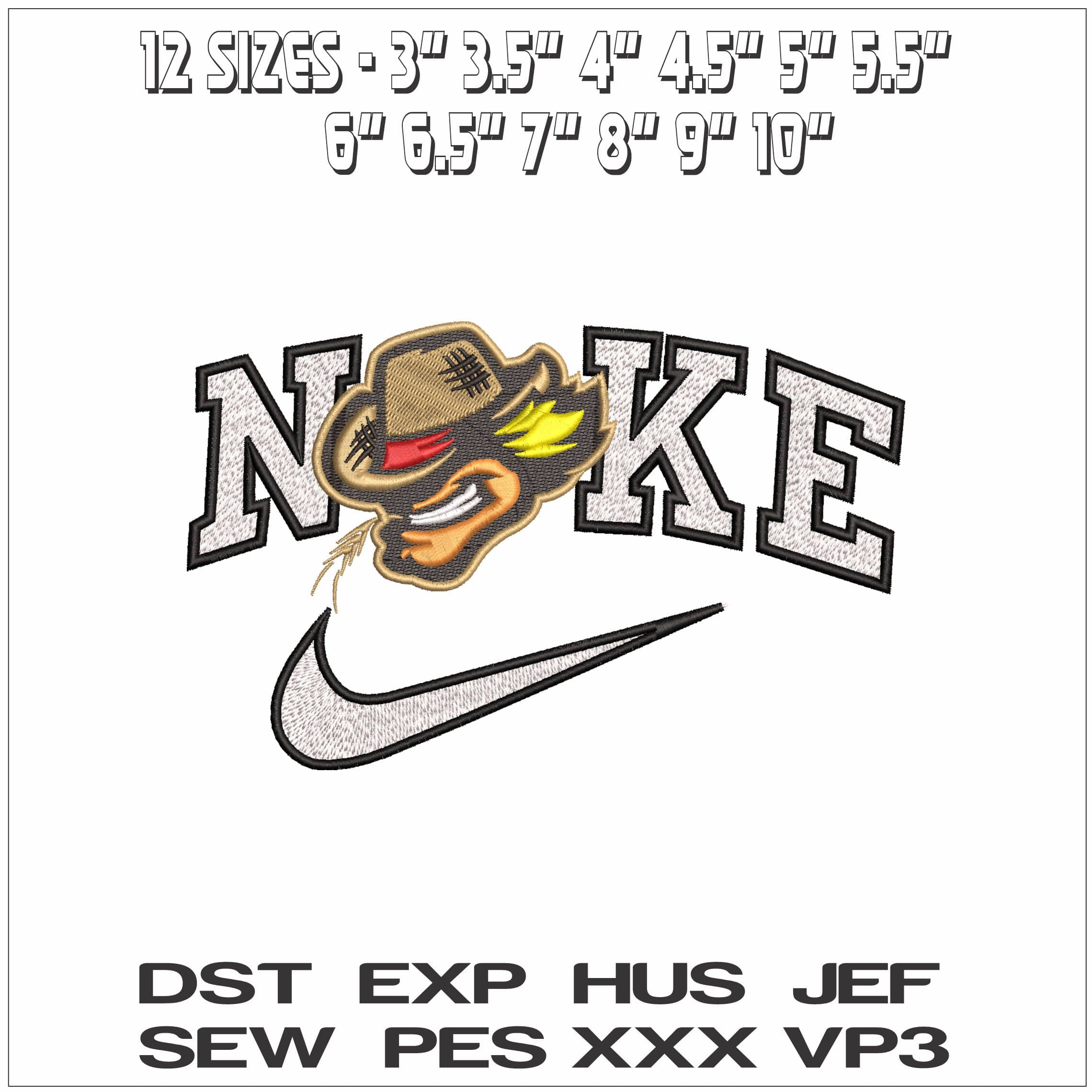 Nike Dohren Wild Farmers - Elegant embroidery design file - instant download — view 2
