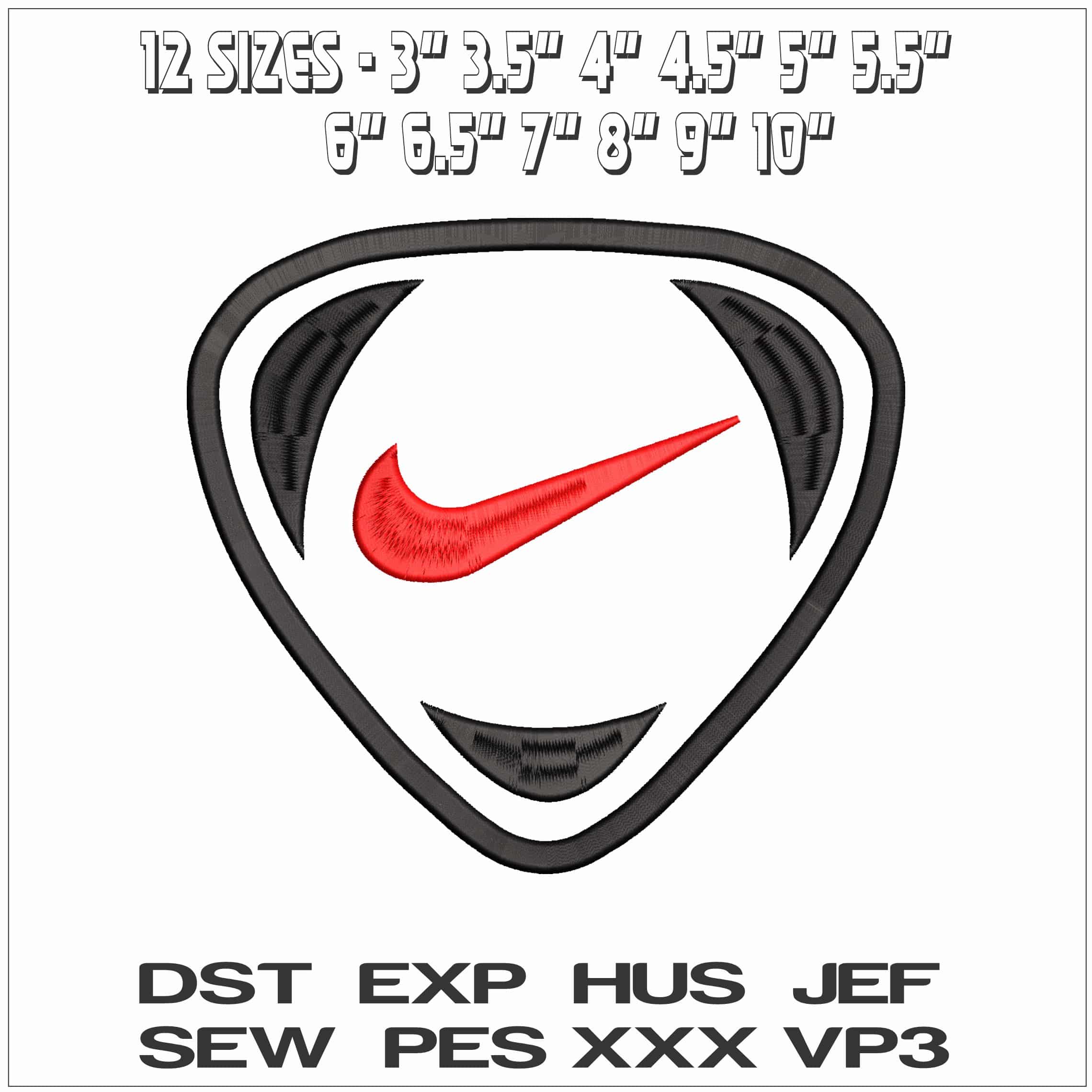 Nike Football Logo- Elegant embroidery design file - instant download — view 2