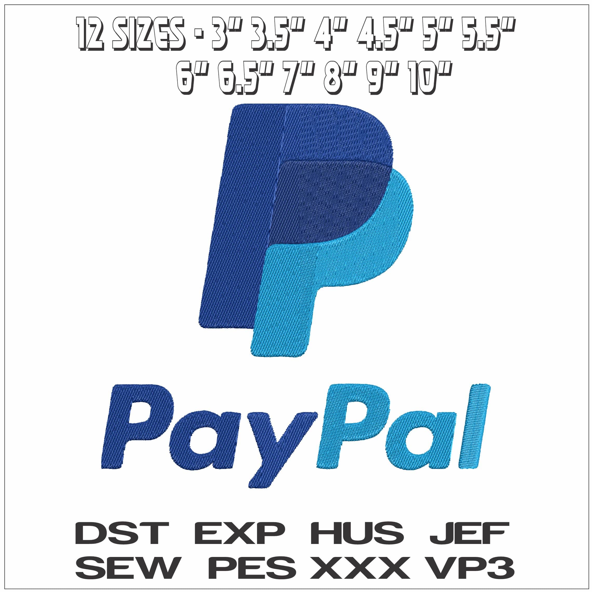 PayPal- Elegant embroidery design file - instant download — view 2