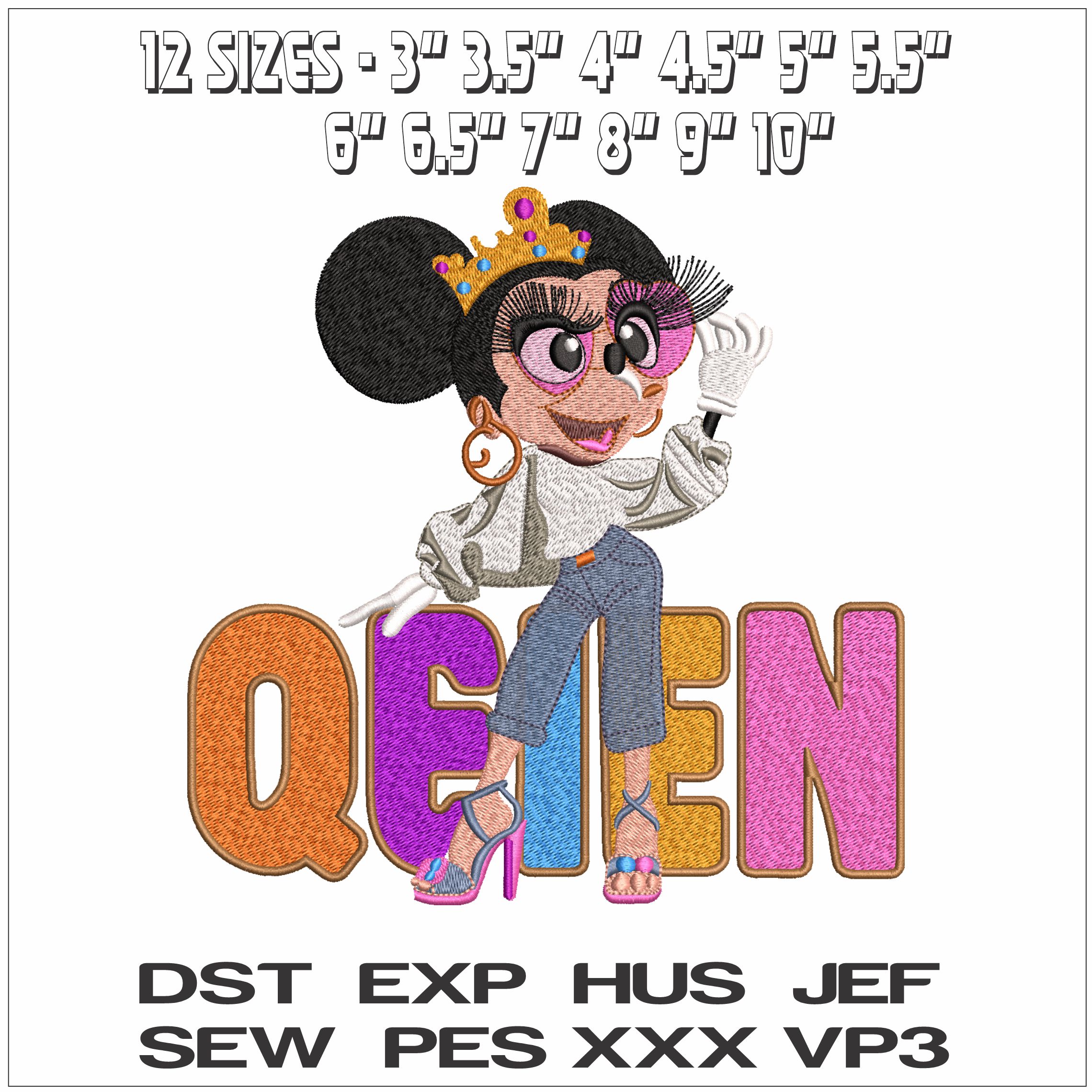 QEIEN Mouse dressed- Elegant embroidery design file - instant download — view 2