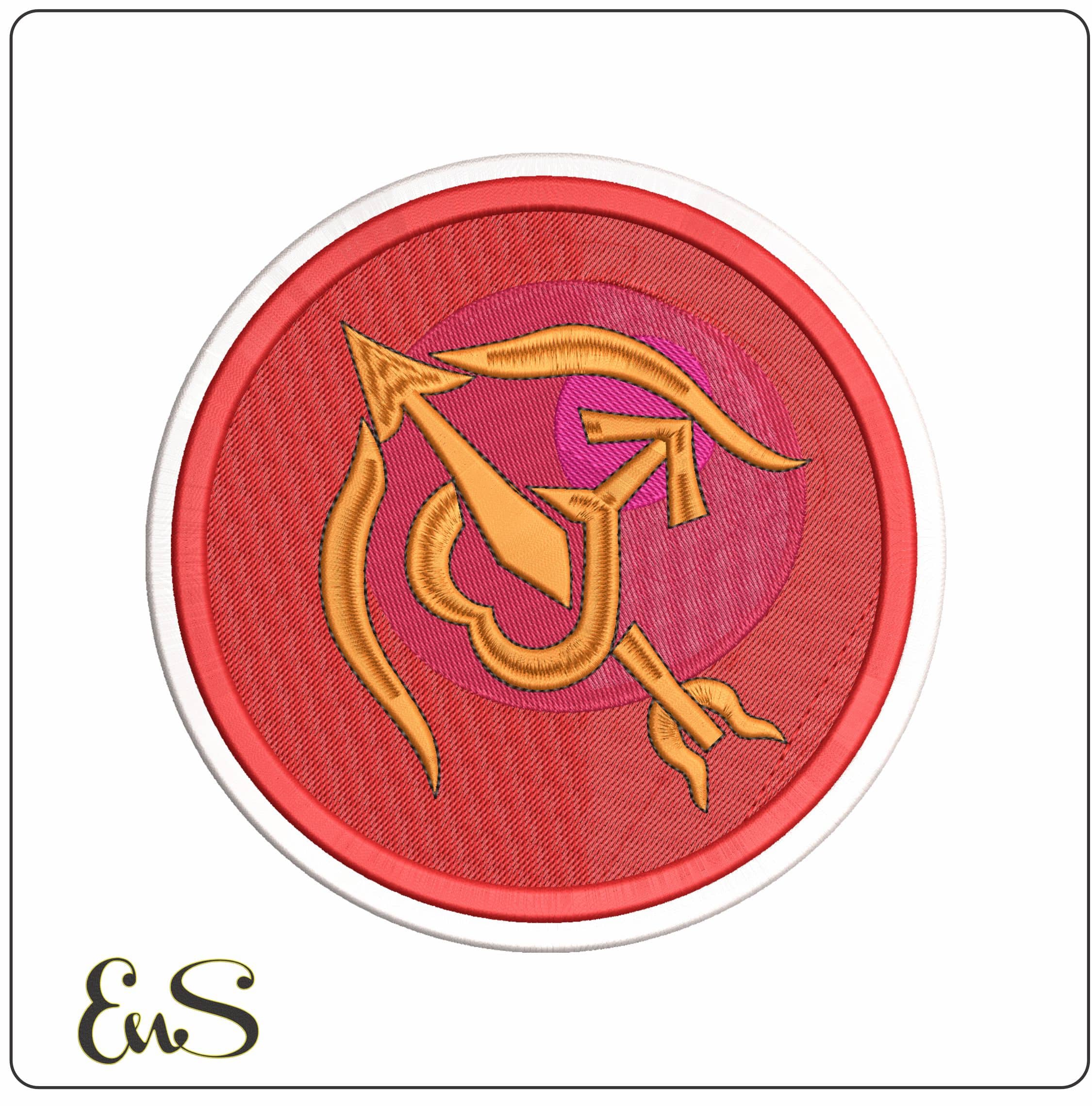 Sailor Mars Sailor Moon Anime- Elegant embroidery design file - instant download