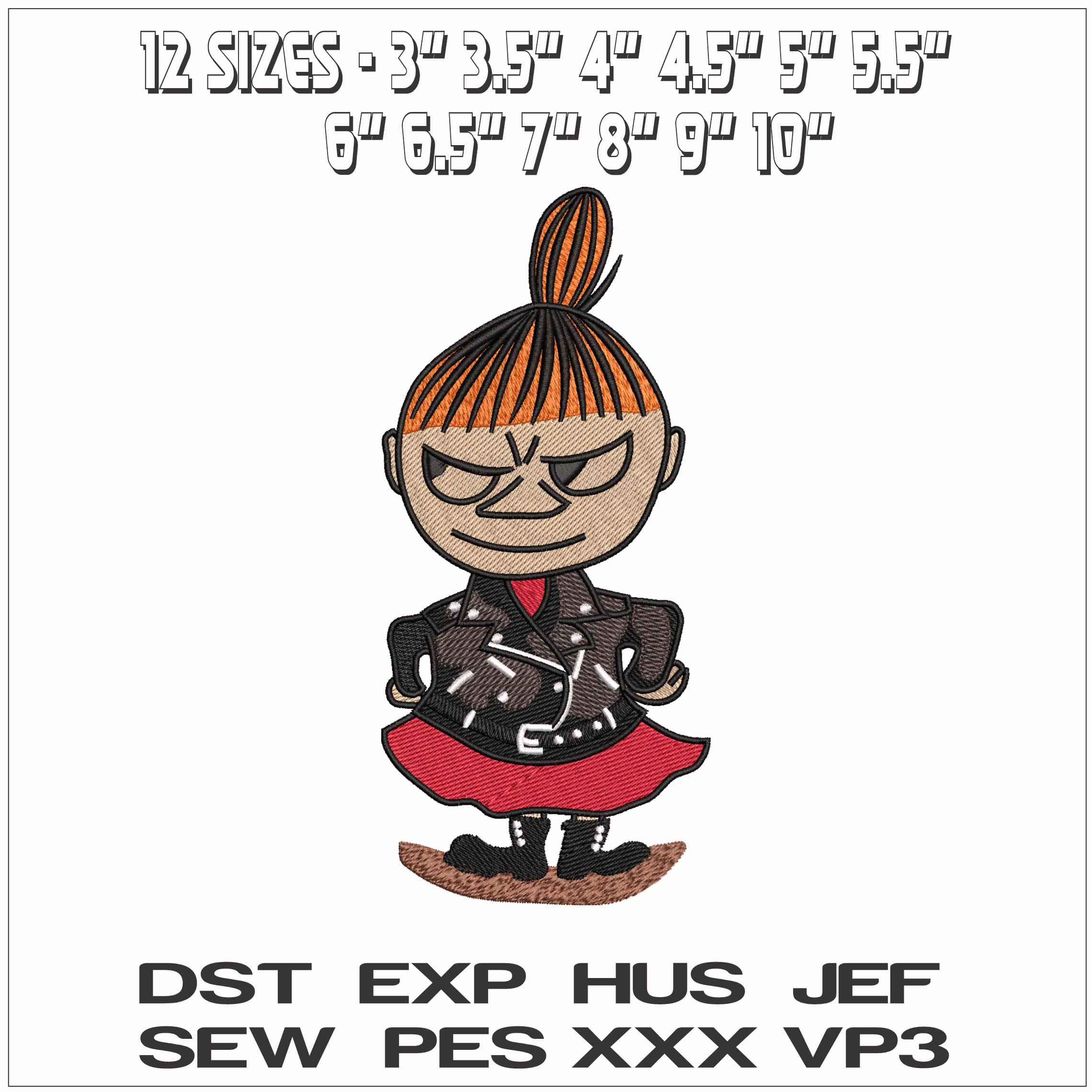 Scottish Fierce Lady- Elegant embroidery design file - instant download — view 2