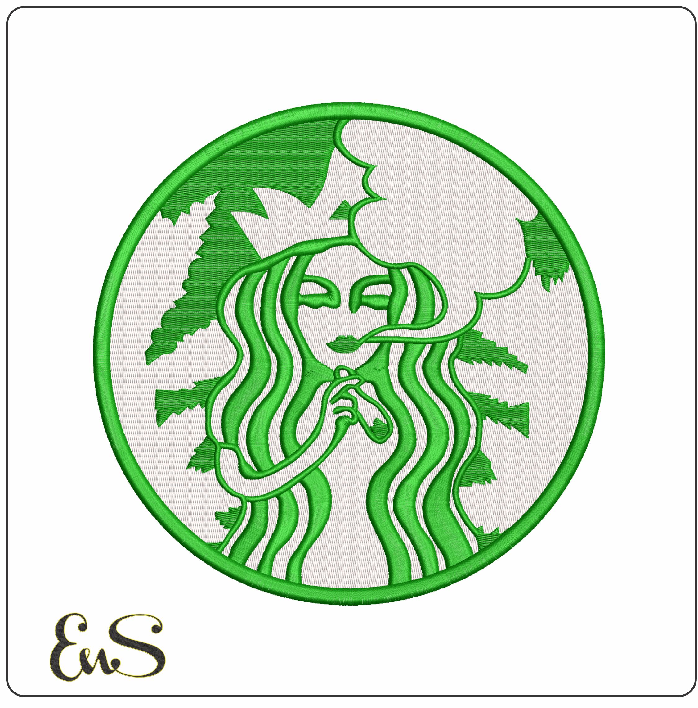 Smoke Bucks - Elegant embroidery design file - instant download