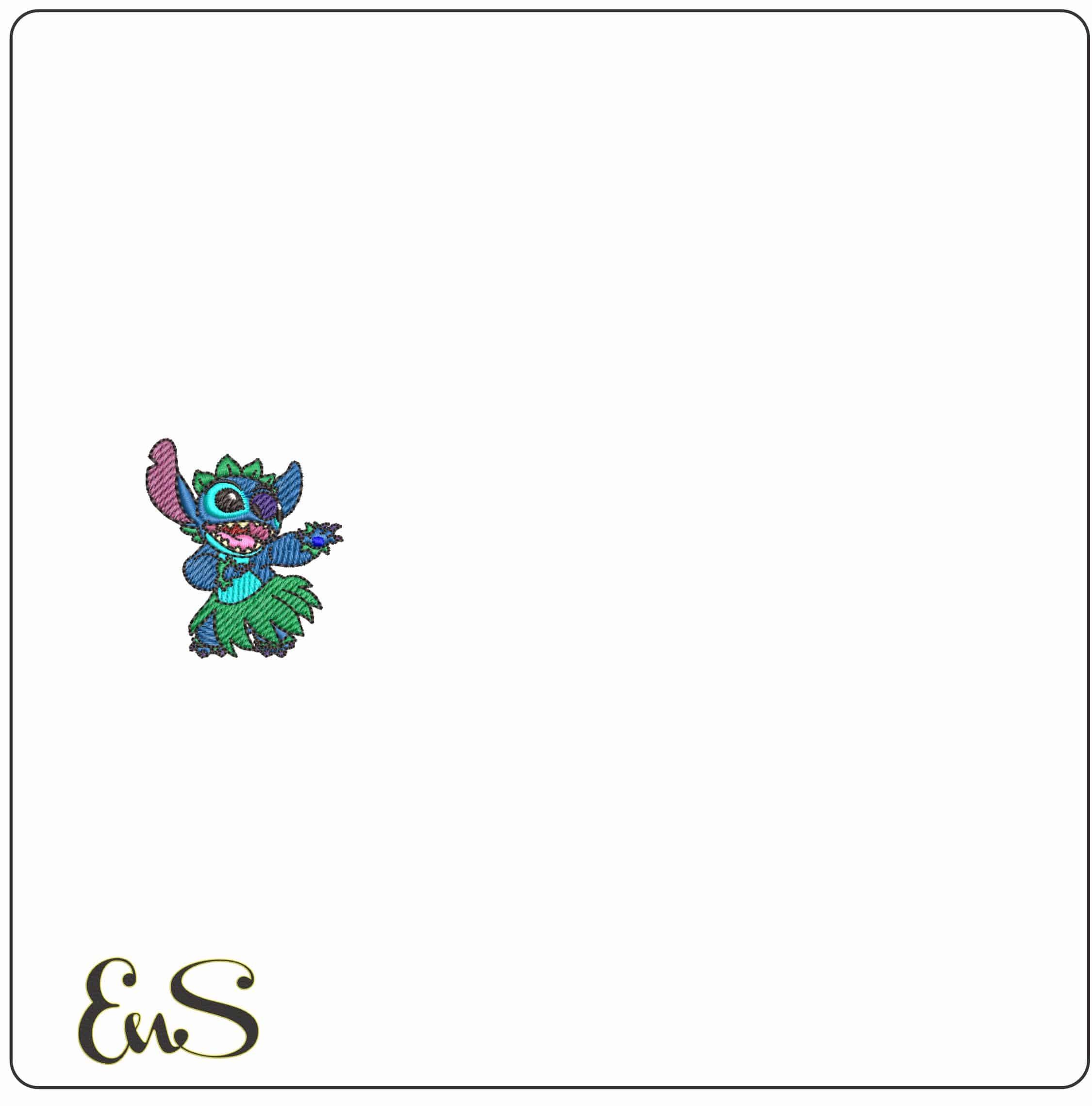 STICH2 - Elegant embroidery design file - instant download