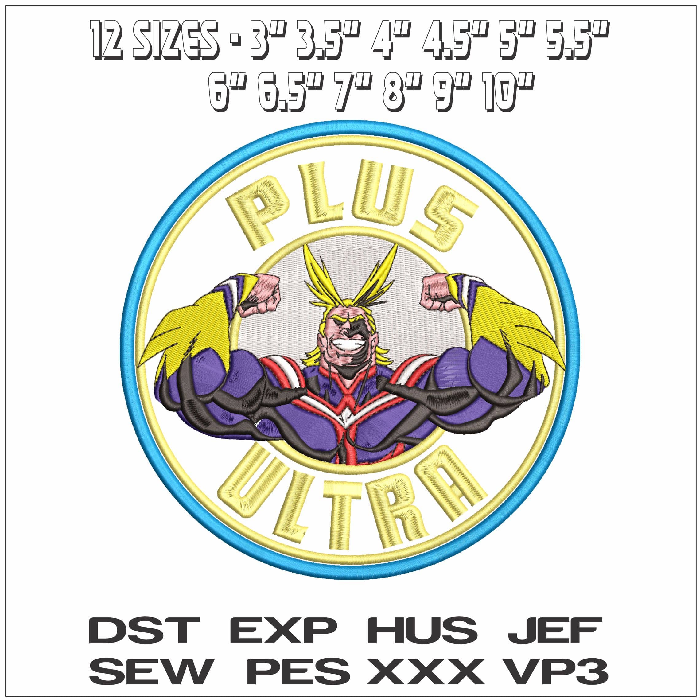 Super Plus Ultra - Elegant embroidery design file - instant download — view 2
