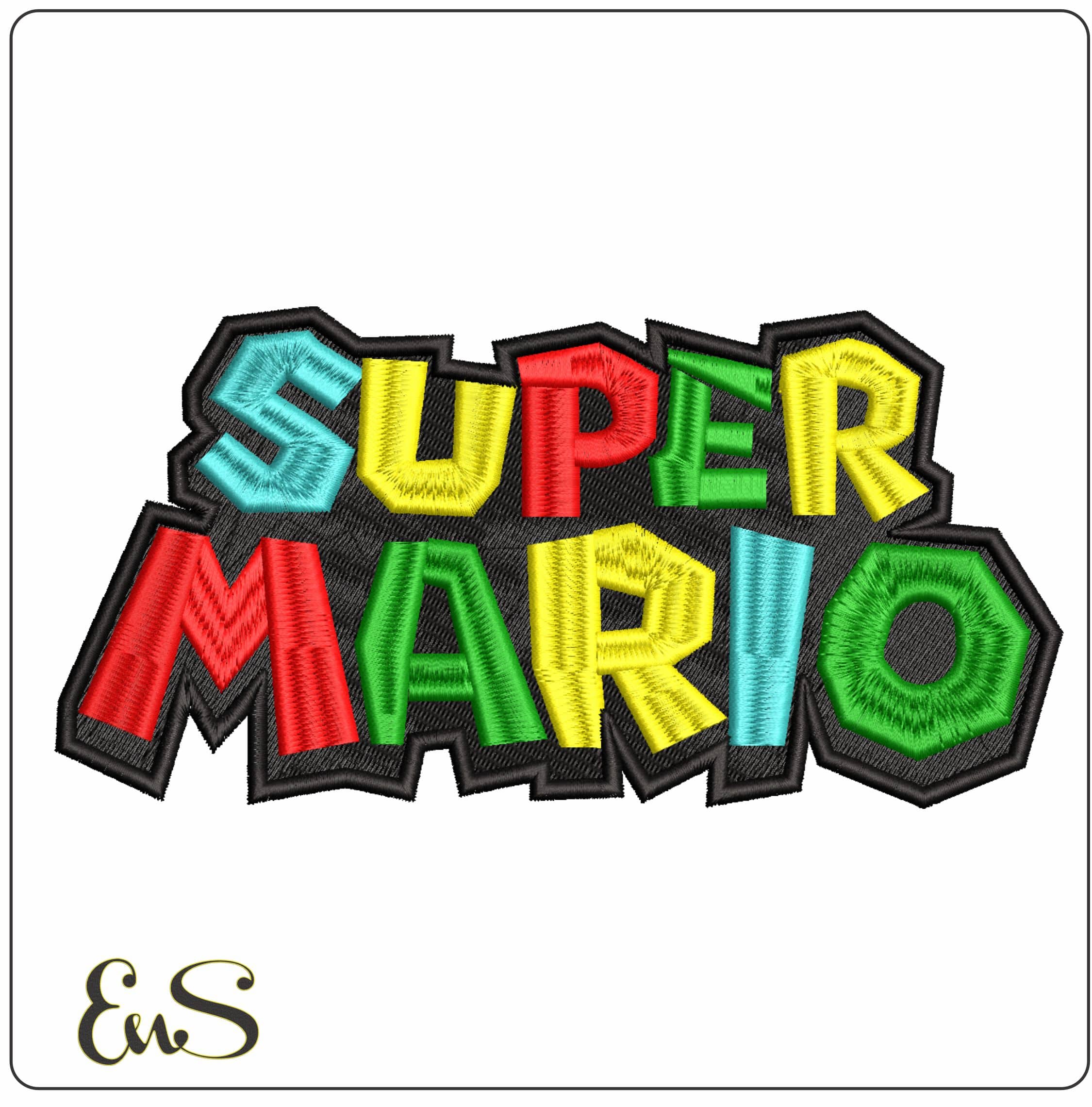 Super mario - Elegant embroidery design file - instant download
