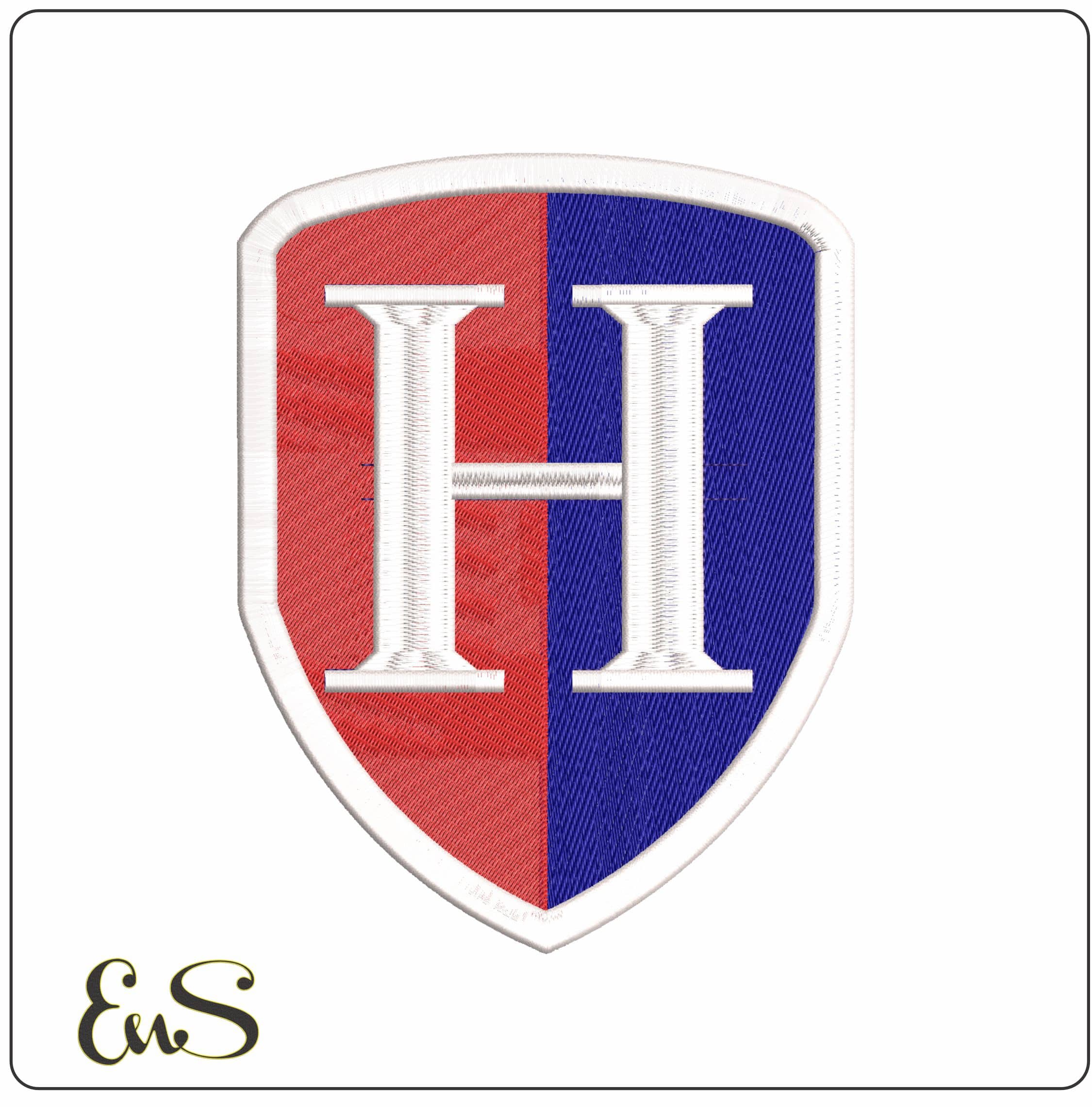 Tommy Hilfiger Shield- Elegant embroidery design file - instant download