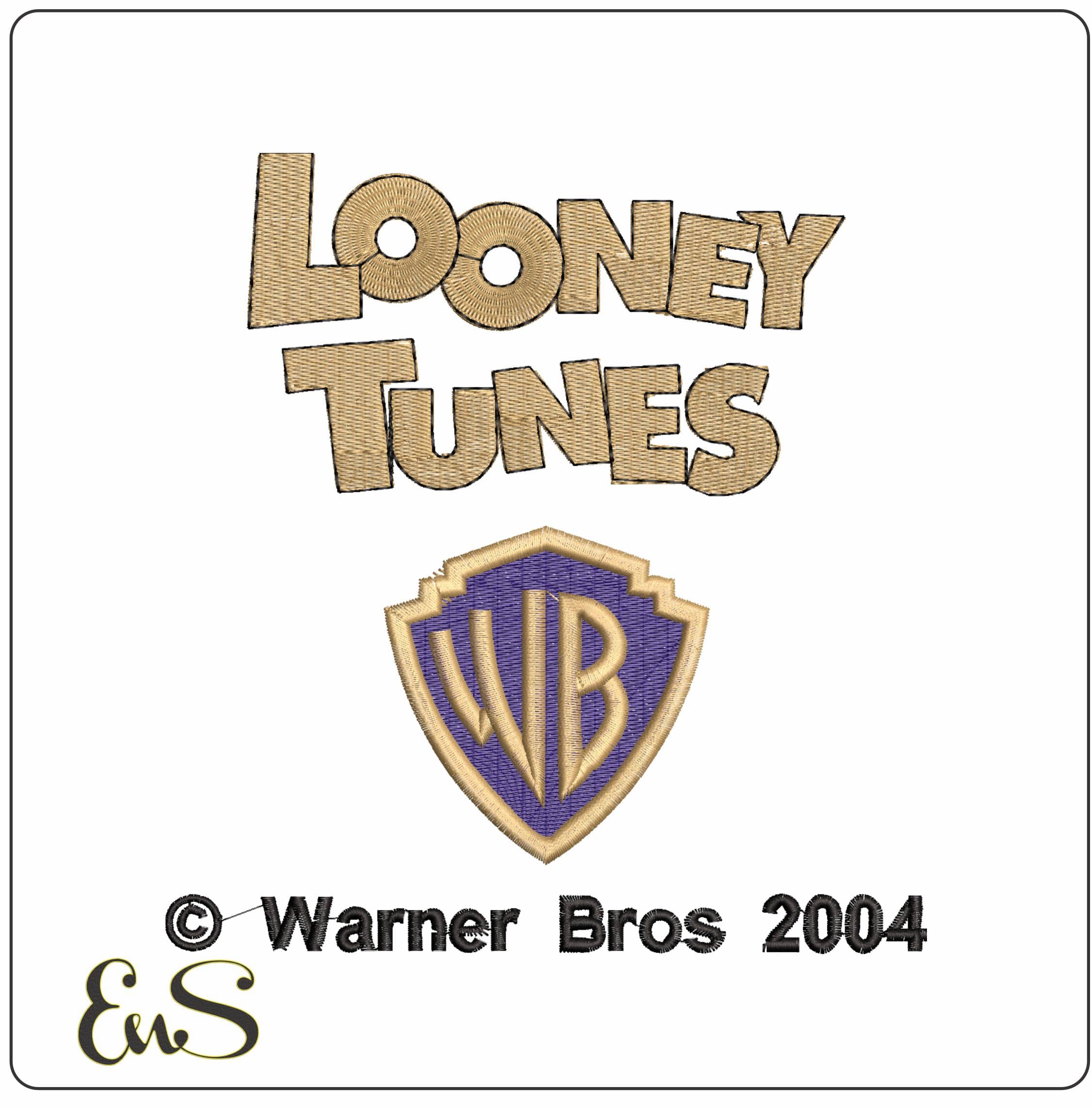 Warner Bros Looney Tunes- Elegant embroidery design file - instant download