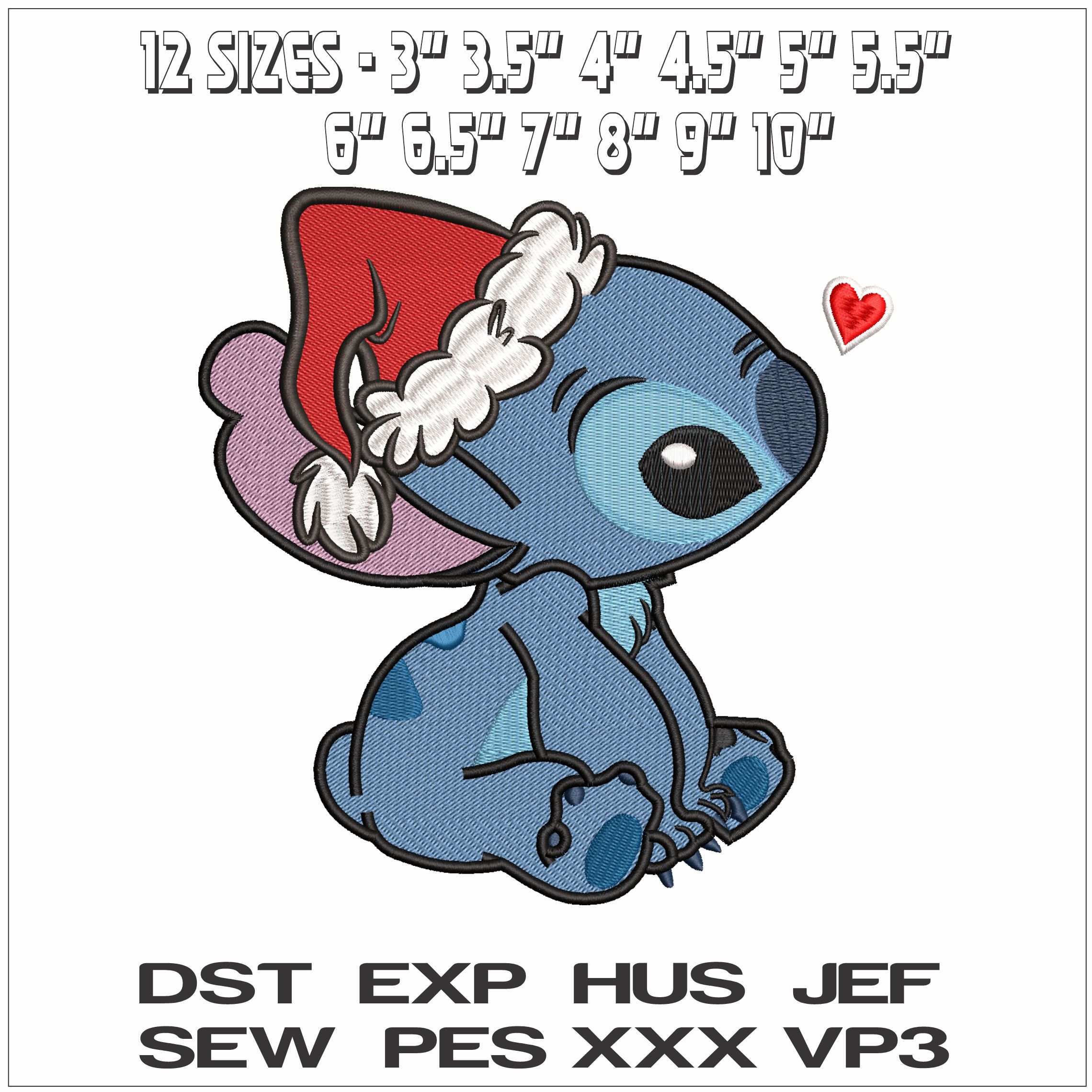 Christmas Stitch sitting- Elegant embroidery design file - instant download — view 2