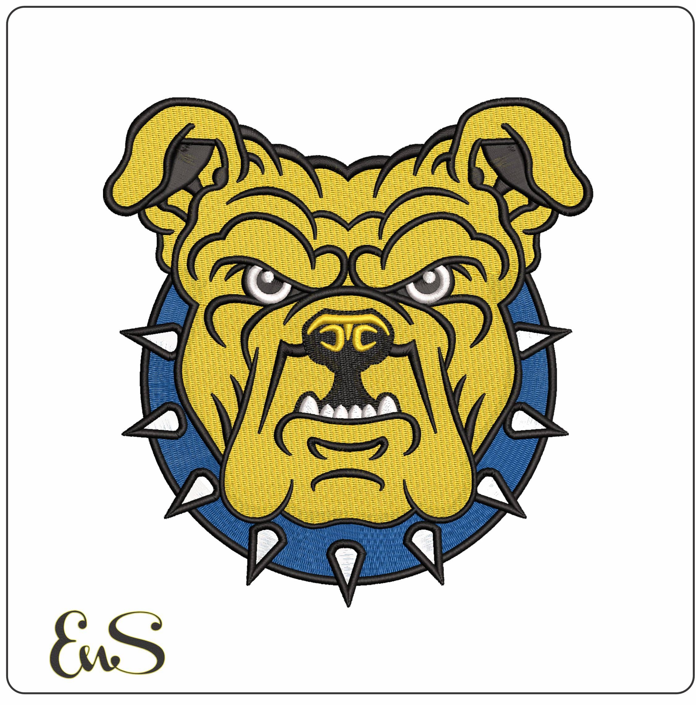 Aggies Bulldog North Carolina AT&T State University - Elegant embroidery design file - instant download