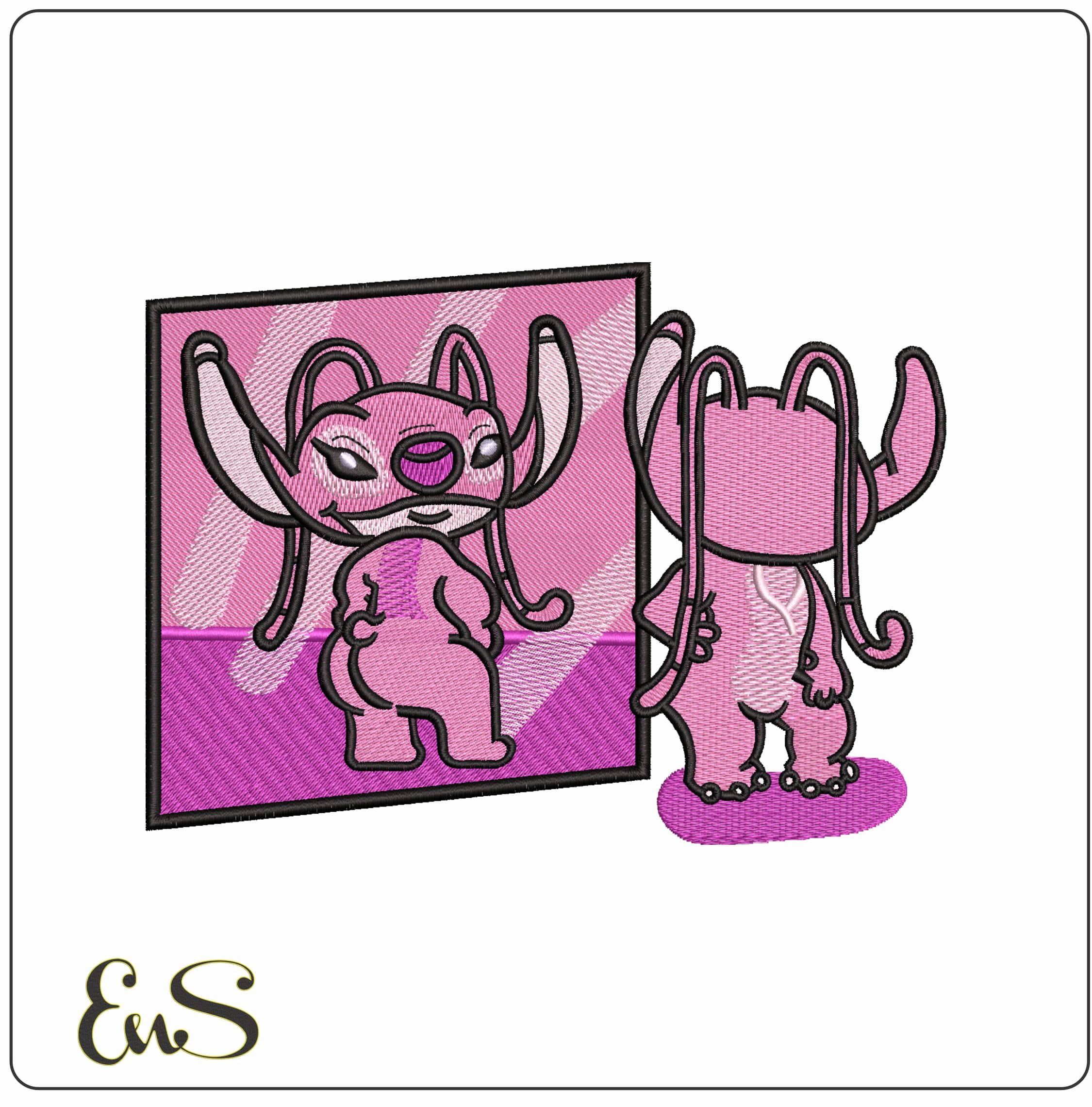 Angel Stitch Body Builder - Elegant embroidery design file - instant download